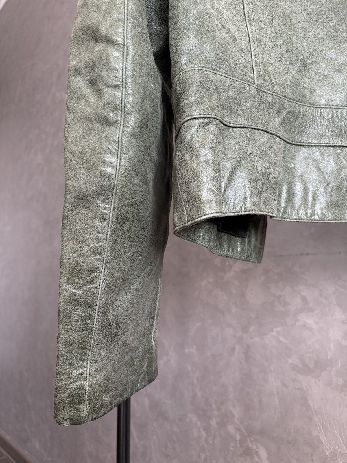 agnes b. Agnes B. Special Cattle Skin Leather Jacket Women's size S Size S / US 4 / IT 40 - 12 Thumbnail