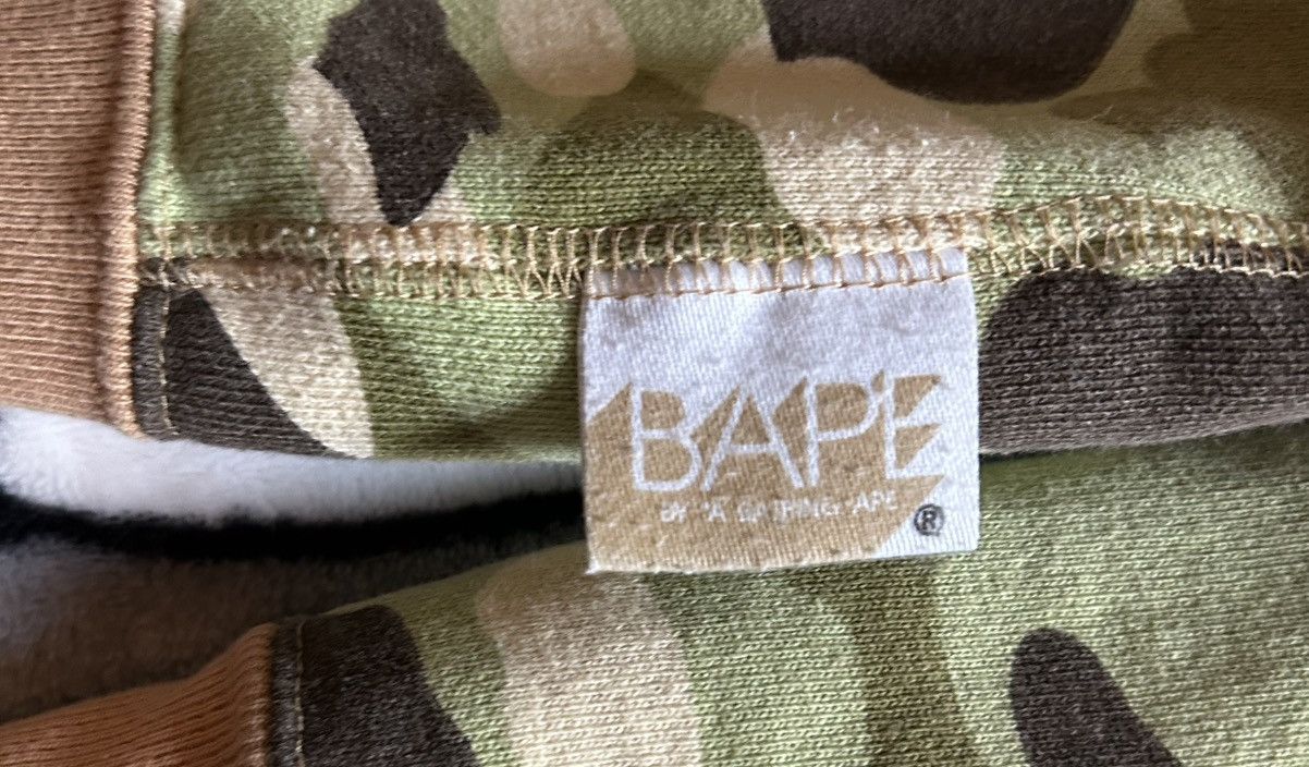 Bape Bape Nigo Era Beige Tan Full Zip Hoodie Size US M / EU 48-50 / 2 - 6 Thumbnail