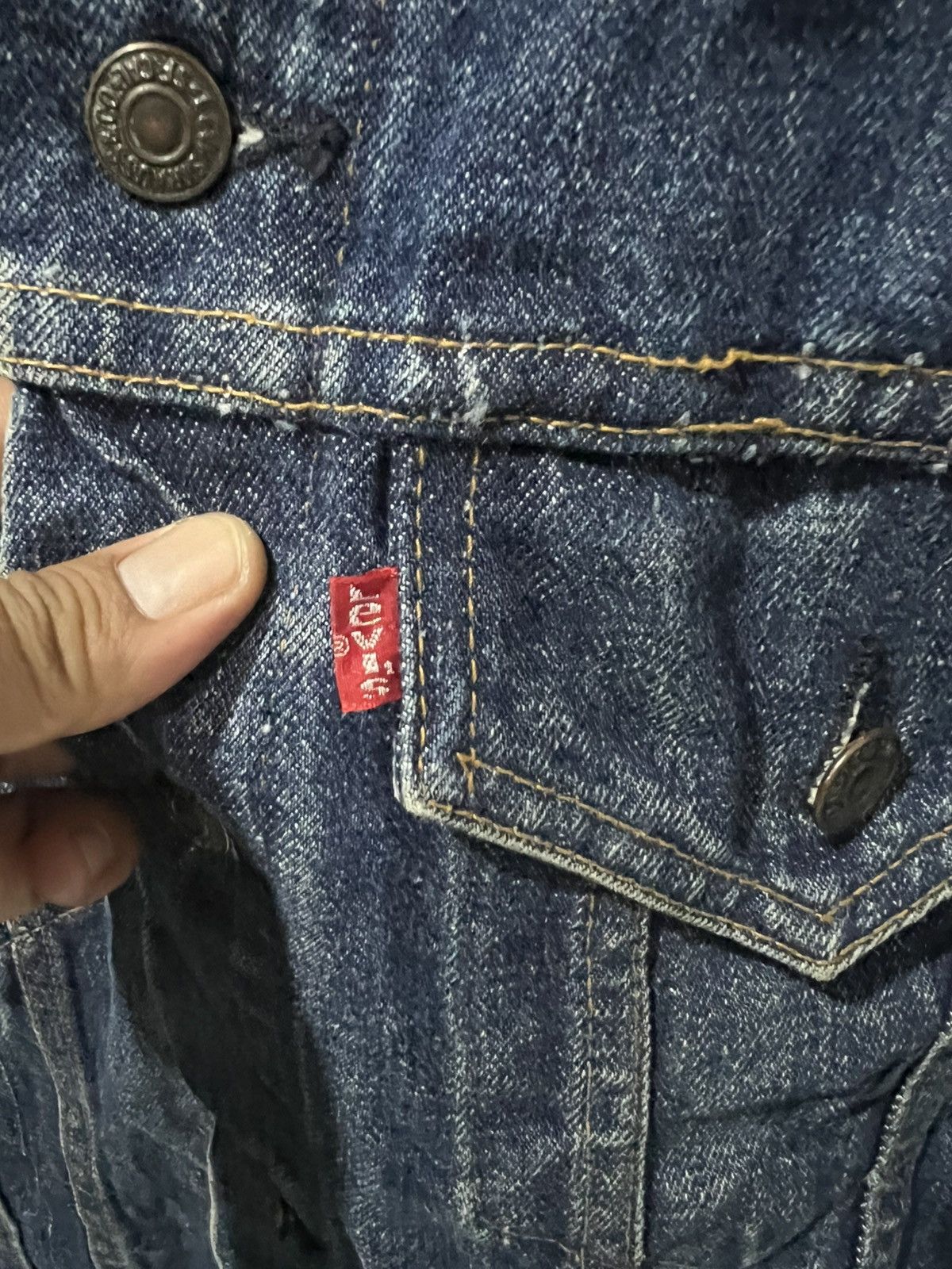 Levi's Vintage Clothing 🔥Vintage Levis Made in Usa Denim Trucker Size US M / EU 48-50 / 2 - 10 Thumbnail
