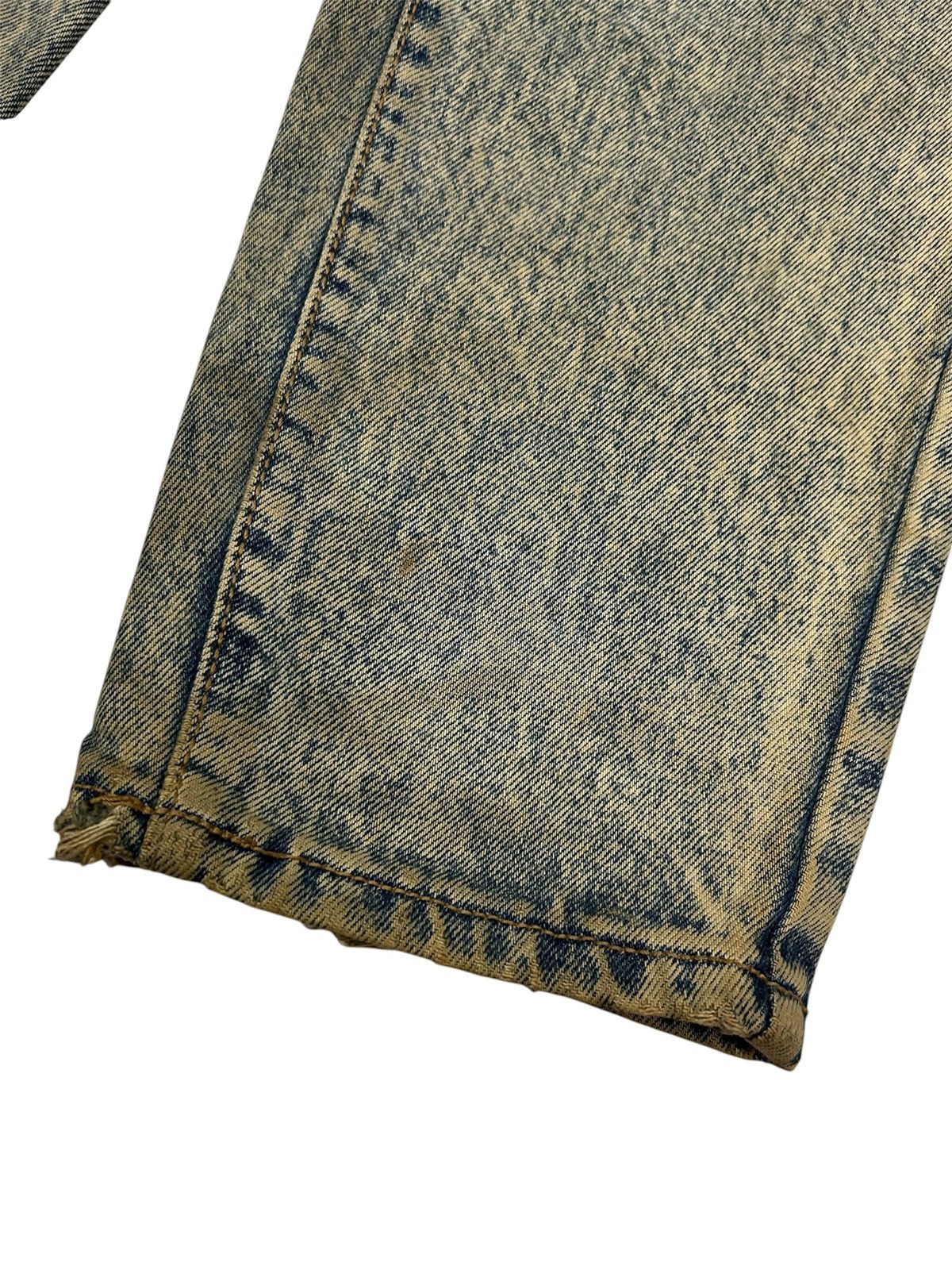 Japanese Brand Vintage Japanese Mud wash Distressed Tapered Jeans Size US 30 / EU 46 - 14 Thumbnail