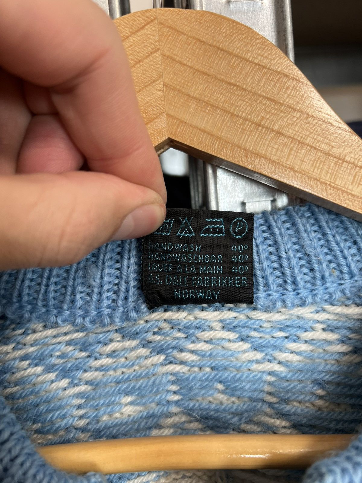 Dale Of Norway × Vintage Vintage Dale of Norway Wool Pewter Cardigan Nordic Sweater Size S / US 4 / IT 40 - 5 Thumbnail