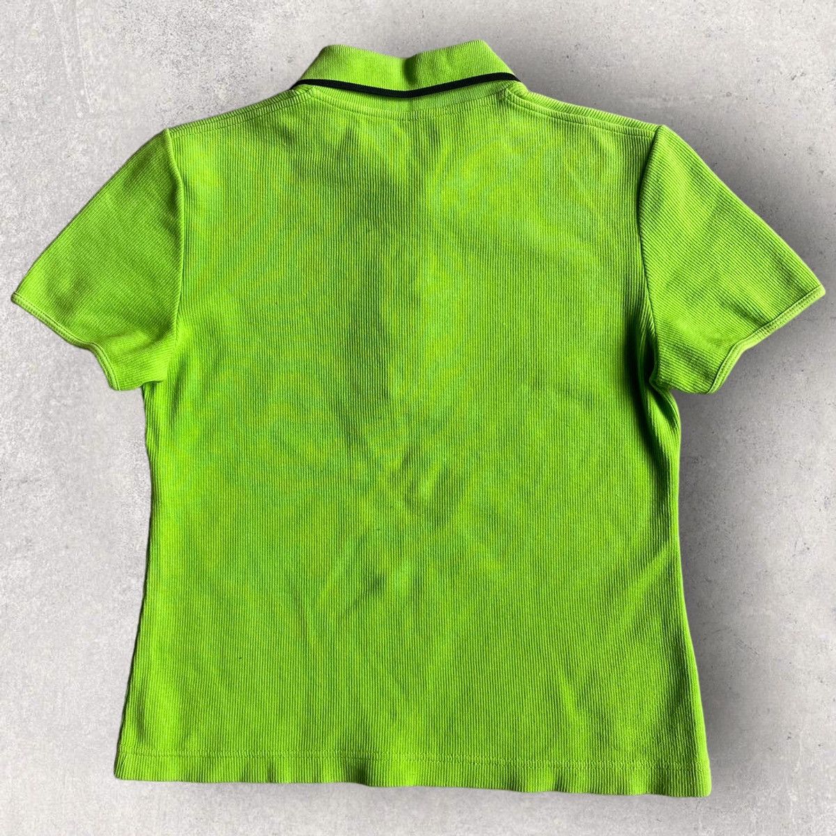 Gucci × Tom Ford Vintage 1996 Gucci By Tom Ford Ribbed Polo Shirt Size S / US 4 / IT 40 - 2 Thumbnail