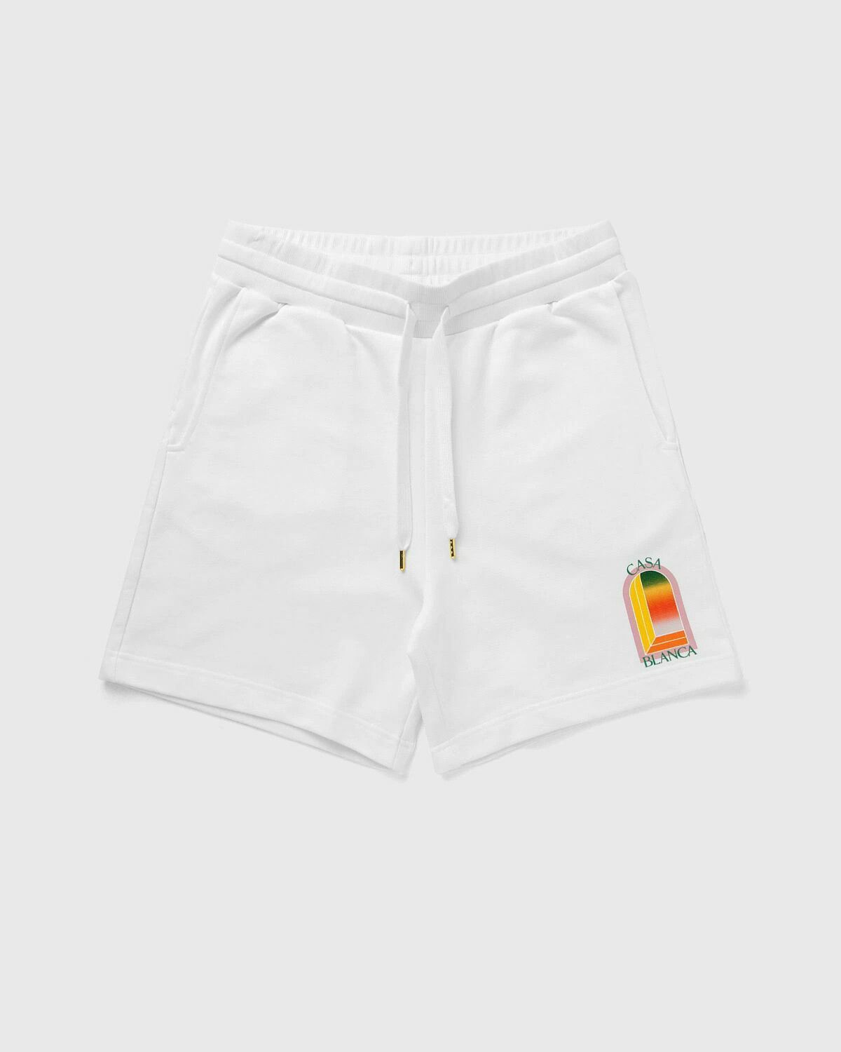 Casablanca o1mle0326 Sweatshorts Gradient Arch Logo In White Size US 40 / EU 56 - 1 Thumbnail