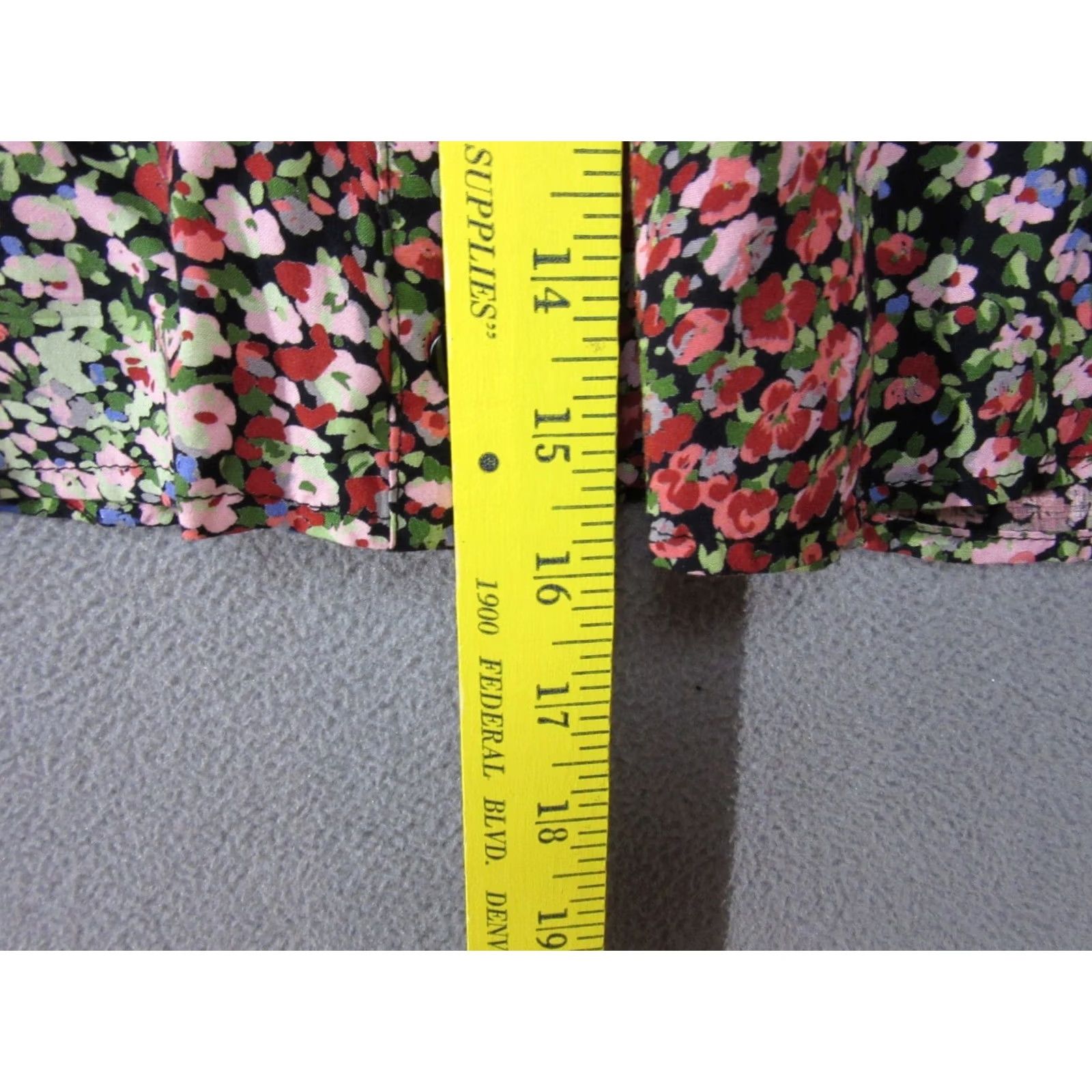 Urban Outfitters Urban Outfitters Skirt Womens Medium Multicolor Floral A-Line Layered Hem Casual Size 32" / US 10 / IT 46 - 3 Thumbnail