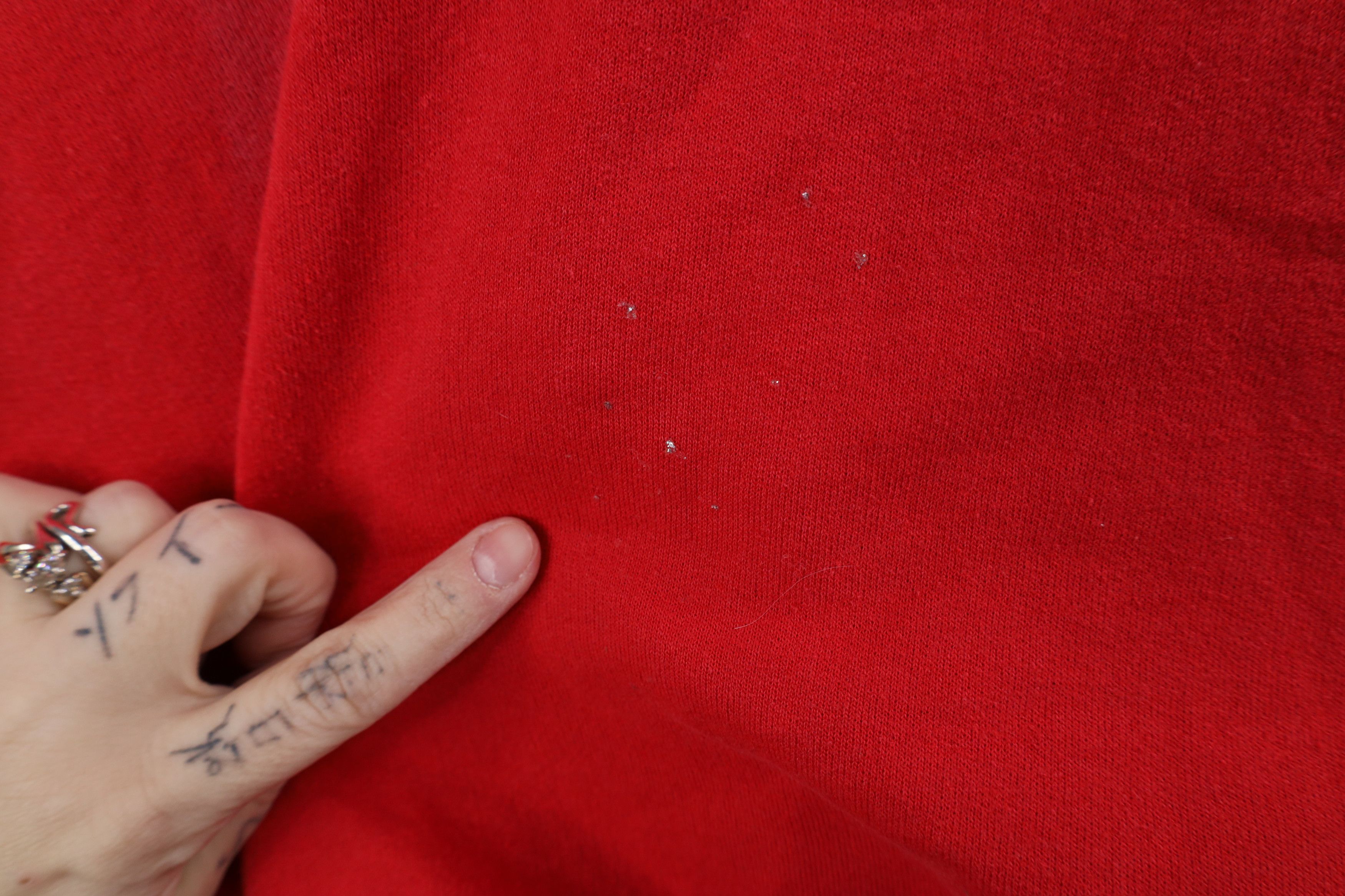Vintage Vintage 90s Streetwear Must Love Cats Sweatshirt Red Size XL / US 12-14 / IT 48-50 - 6 Thumbnail