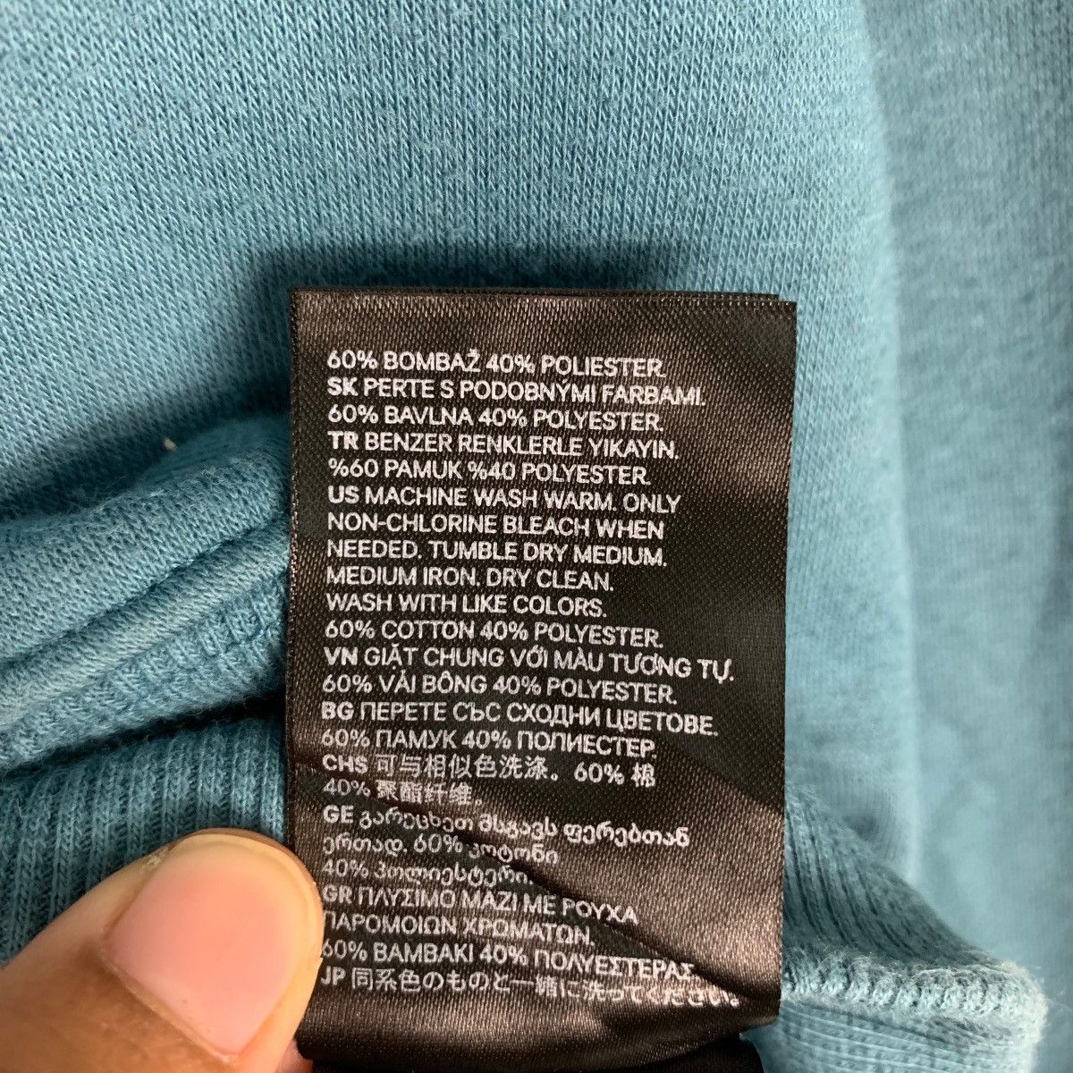 H&M H&M Essentials Relaxed Fit Hoodies Turquoise #0775-C35 Size US S / EU 44-46 / 1 - 17 Thumbnail