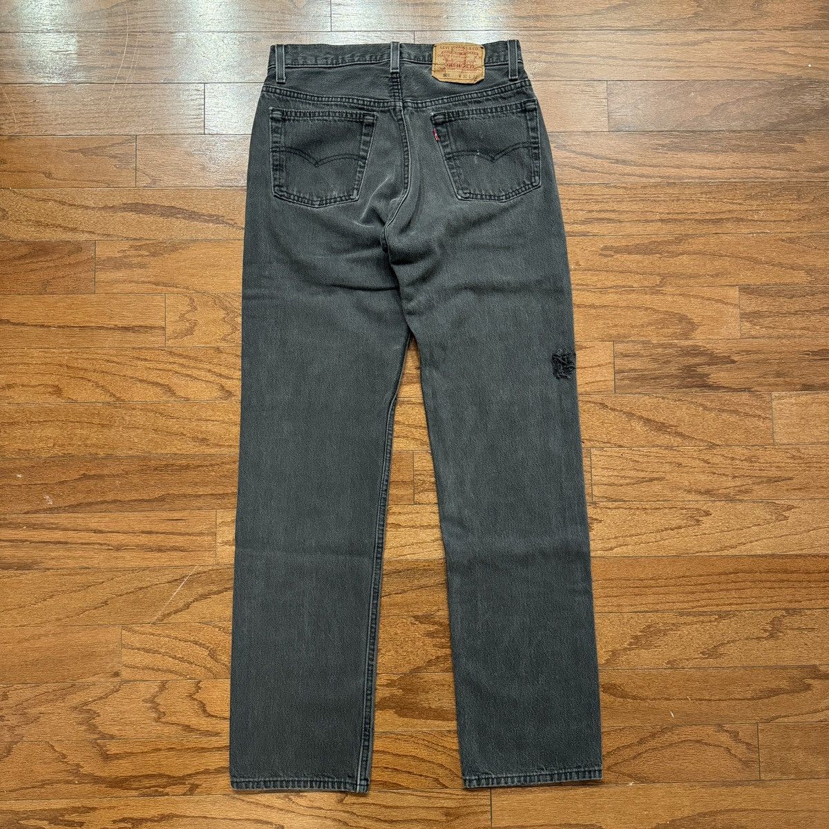 Levi's 90’s Vintage Levi’s 501-0660 /Black Denim Pants Size US 29 - 1 Thumbnail
