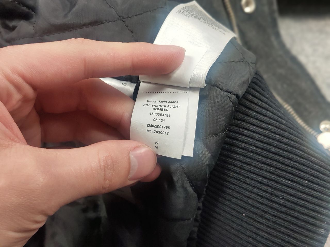 Calvin Klein Calvin Klein Jeans Sherpa Flight Bomber Denim Jacket Raf Size US M / EU 48-50 / 2 - 19 Thumbnail