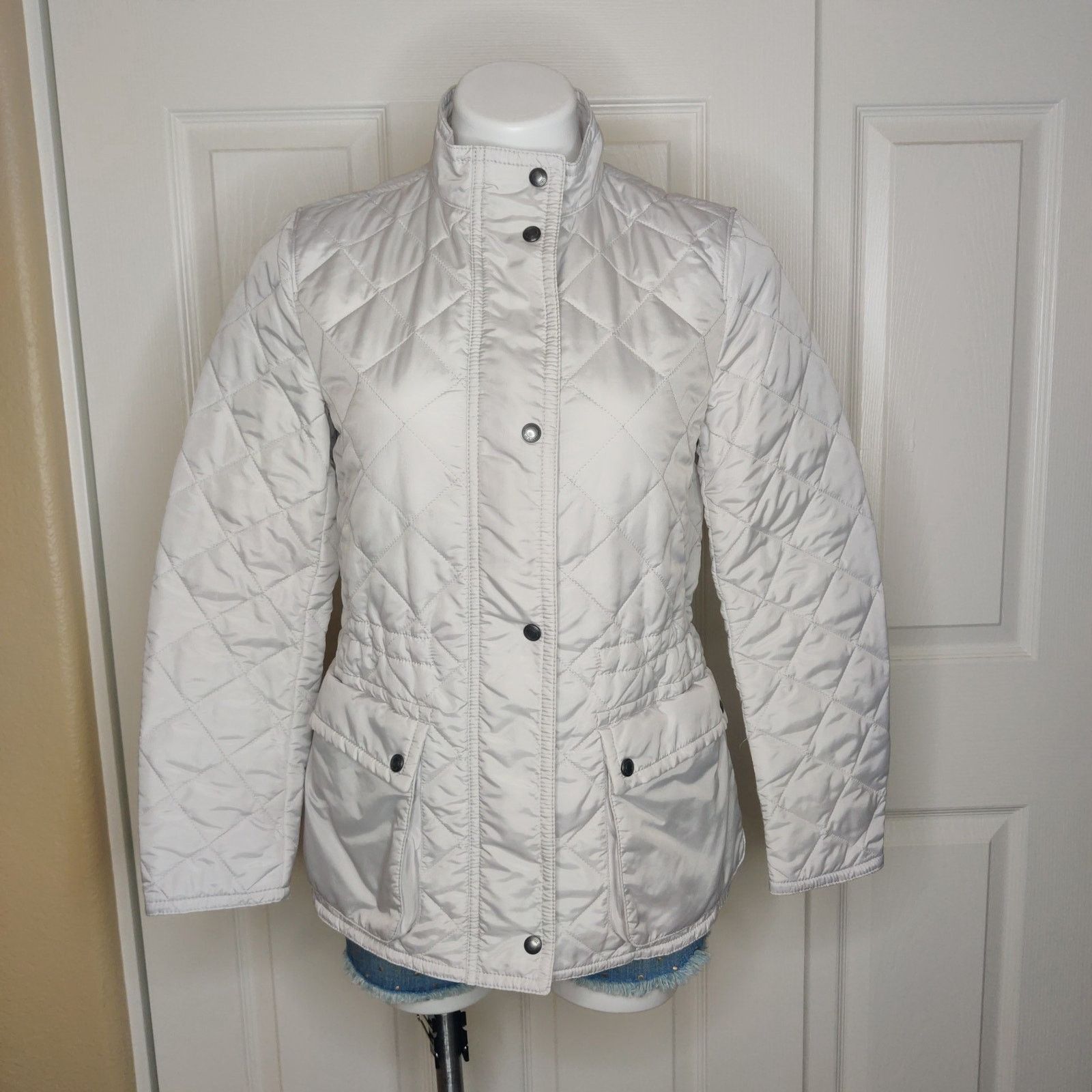 Coach Coach diamond quilted jacket F84993 oyster sz S Size S / US 4 / IT 40 - 1 Thumbnail