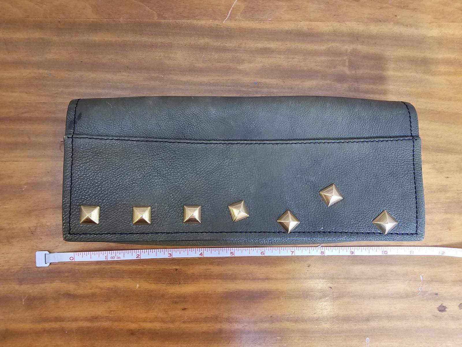 Other Tres Vero Clutch Green Purse Womens Studded Size ONE SIZE - 8 Thumbnail
