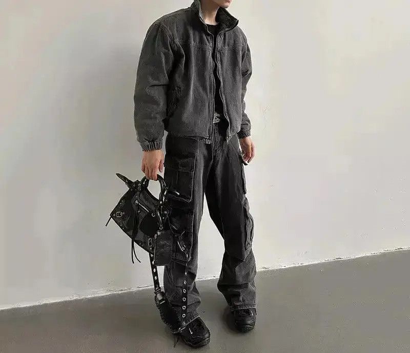 Japanese Brand Multi pocket utility grunge cargo pants y2k Size US 30 / EU 46 - 3 Thumbnail