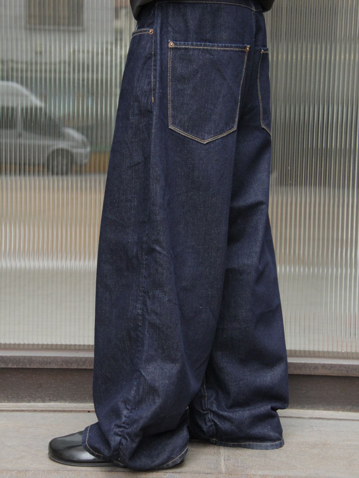 Japanese Brand Baggy Low Rise Denim Jeans Size US 32 / EU 48 - 1 Thumbnail