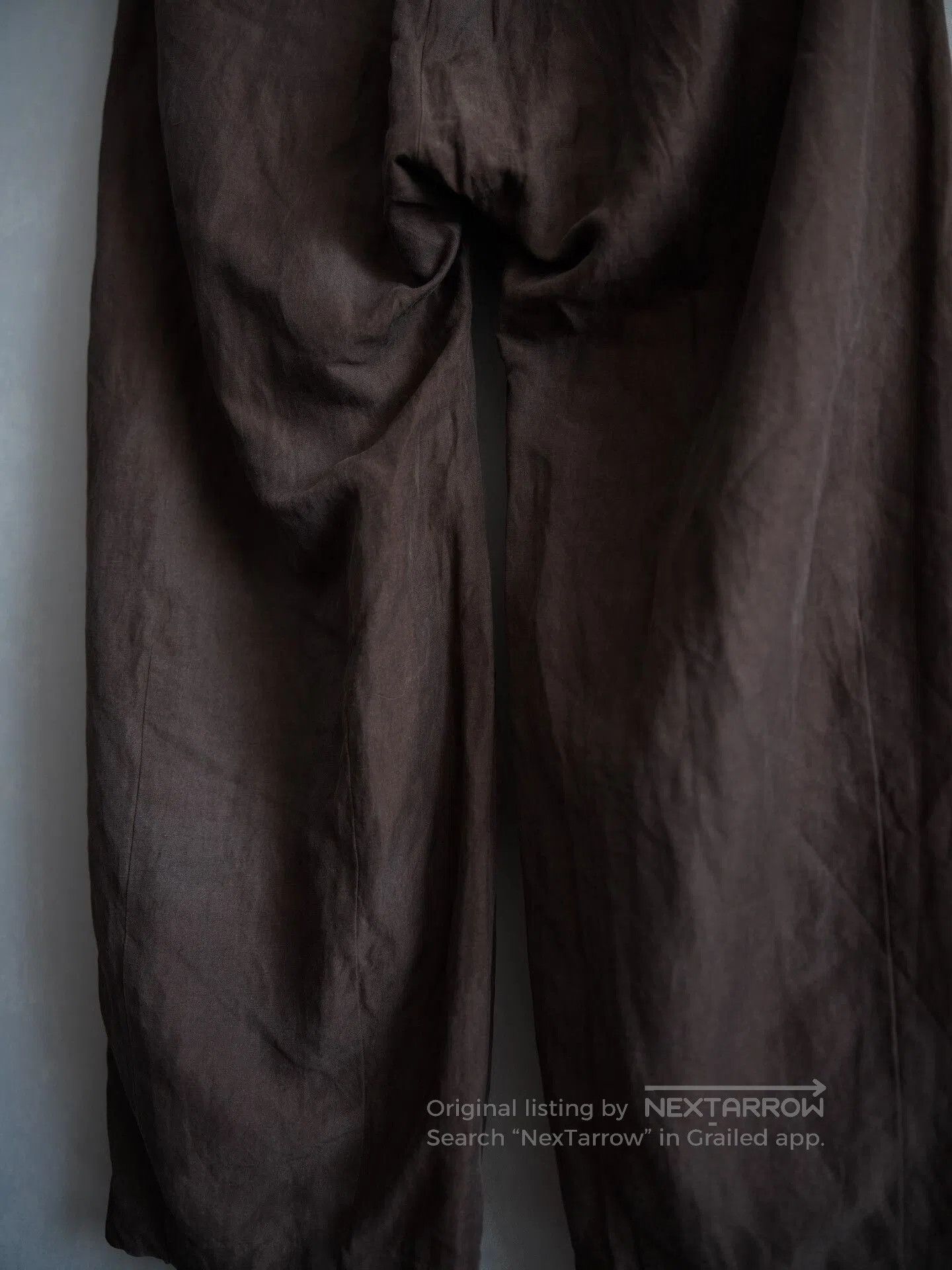 Geoffrey B. Small Geoffrey b.small 22SS Silk-Cotton Wide-Leg Pants. Size 26" / US 2 / IT 38 - 8 Thumbnail