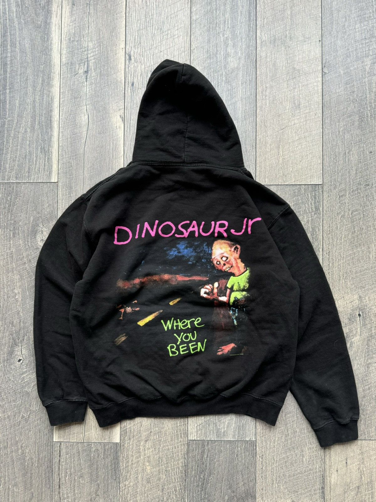 Vintage Vintage Dinosaur Jr Rock Band Promo Hoodie - Medium Size US M / EU 48-50 / 2 - 2 Thumbnail