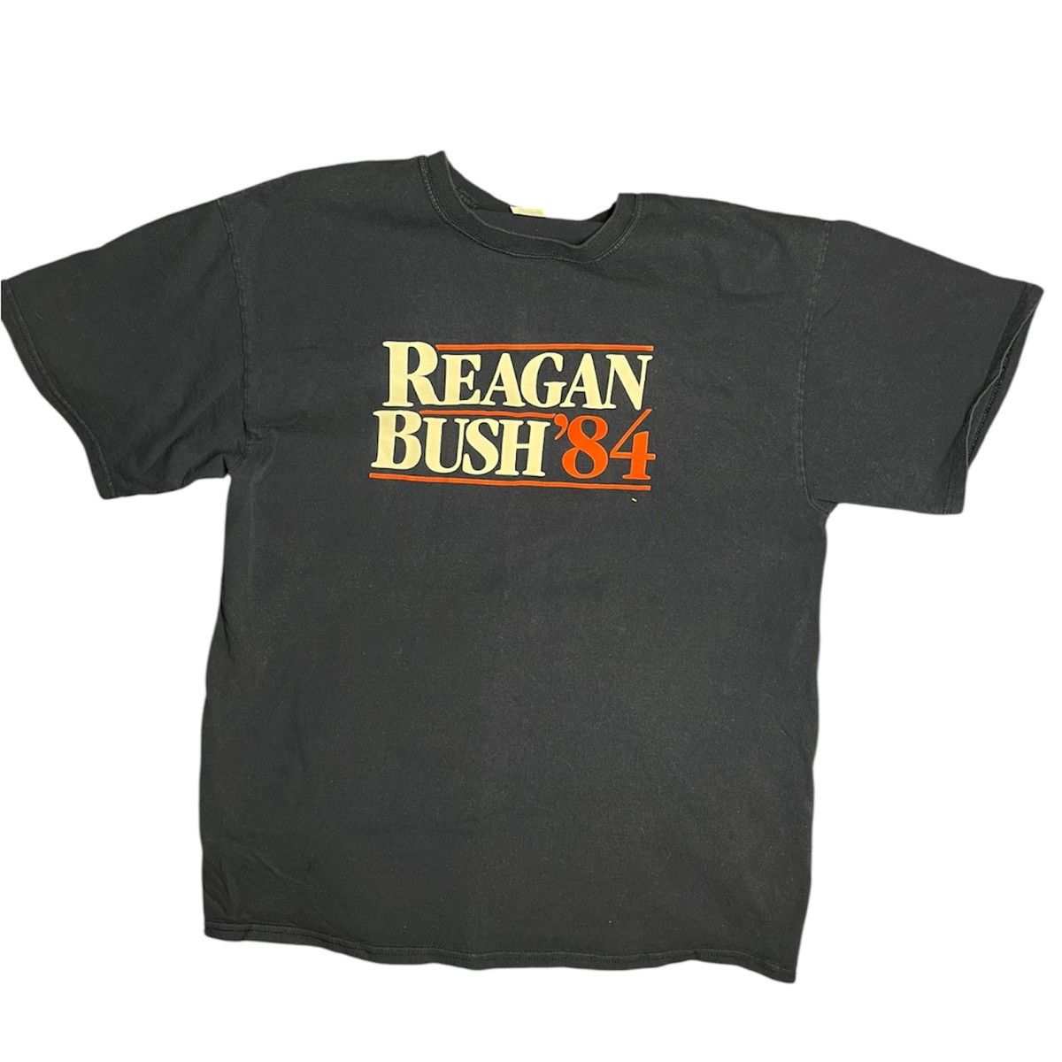 Port Authority Vintage Reagan Bush '84 T-Shirt Port & Co Navy Large Cotton Size US L / EU 52-54 / 3 - 1 Thumbnail