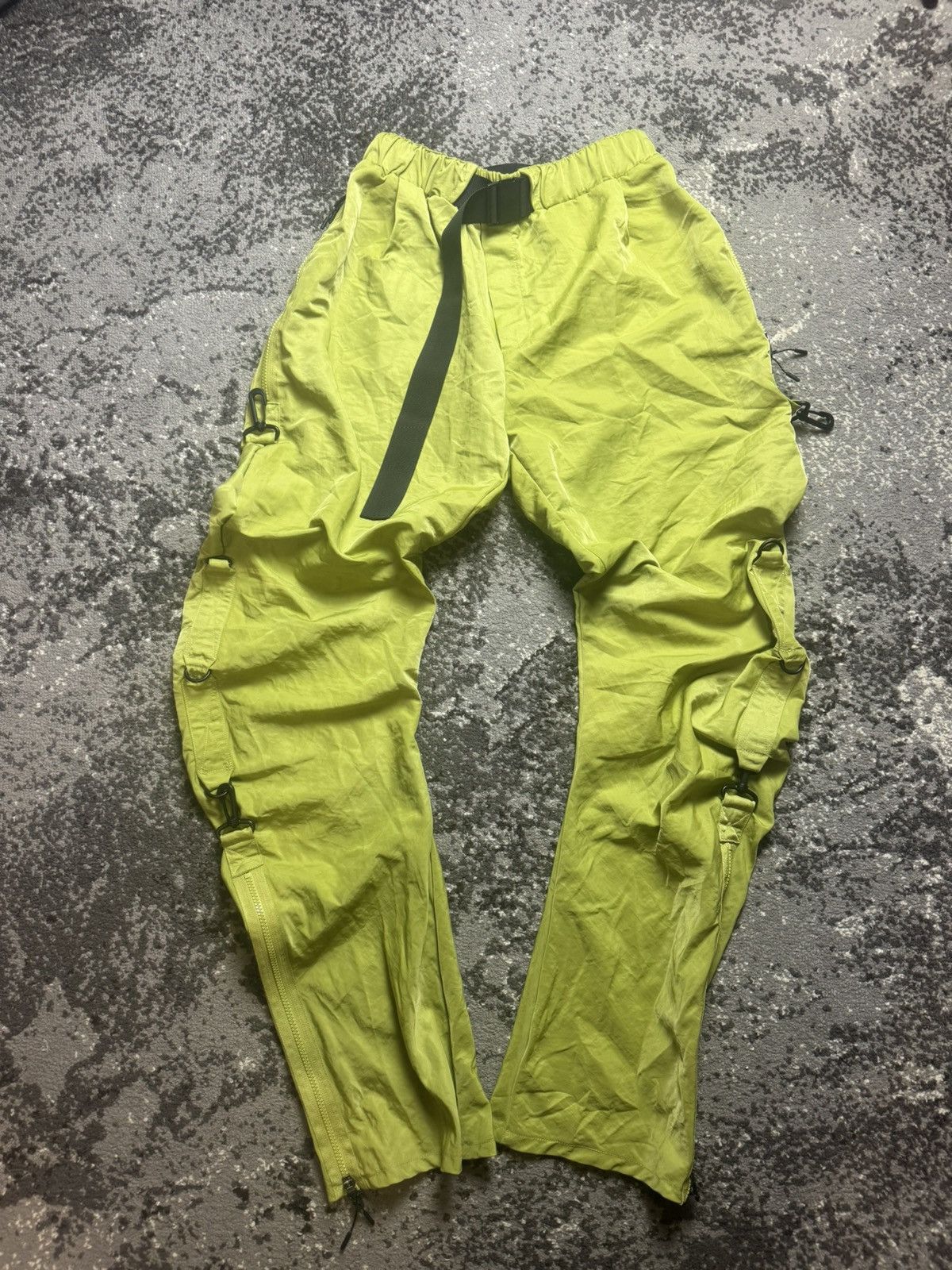 If Six Was Nine × Japanese Brand Nylon Metal Regular Baggy Archival Owens Style Pants Size US 33 - 1 Thumbnail