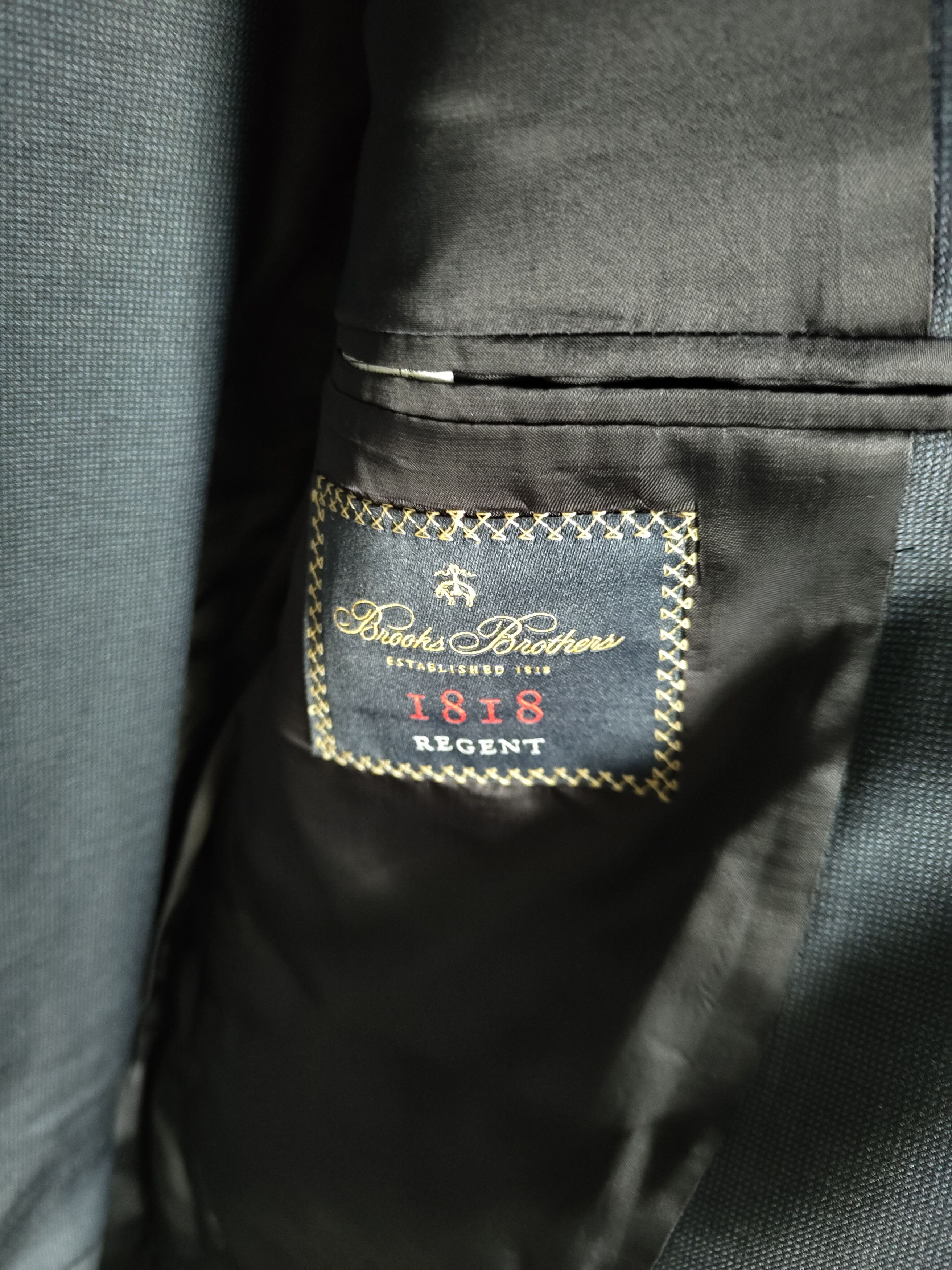 Brooks Brothers Brooks Brothers REGENT FIT (40S) Navy suit Size 40S - 5 Thumbnail