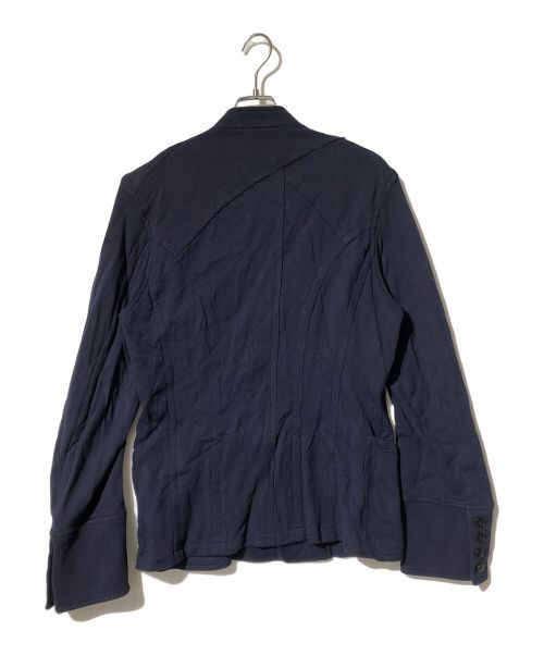 Yohji Yamamoto Yohji Yamamoto pour homme band collar sweat cubism jacket Size US M / EU 48-50 / 2 - 2 Thumbnail