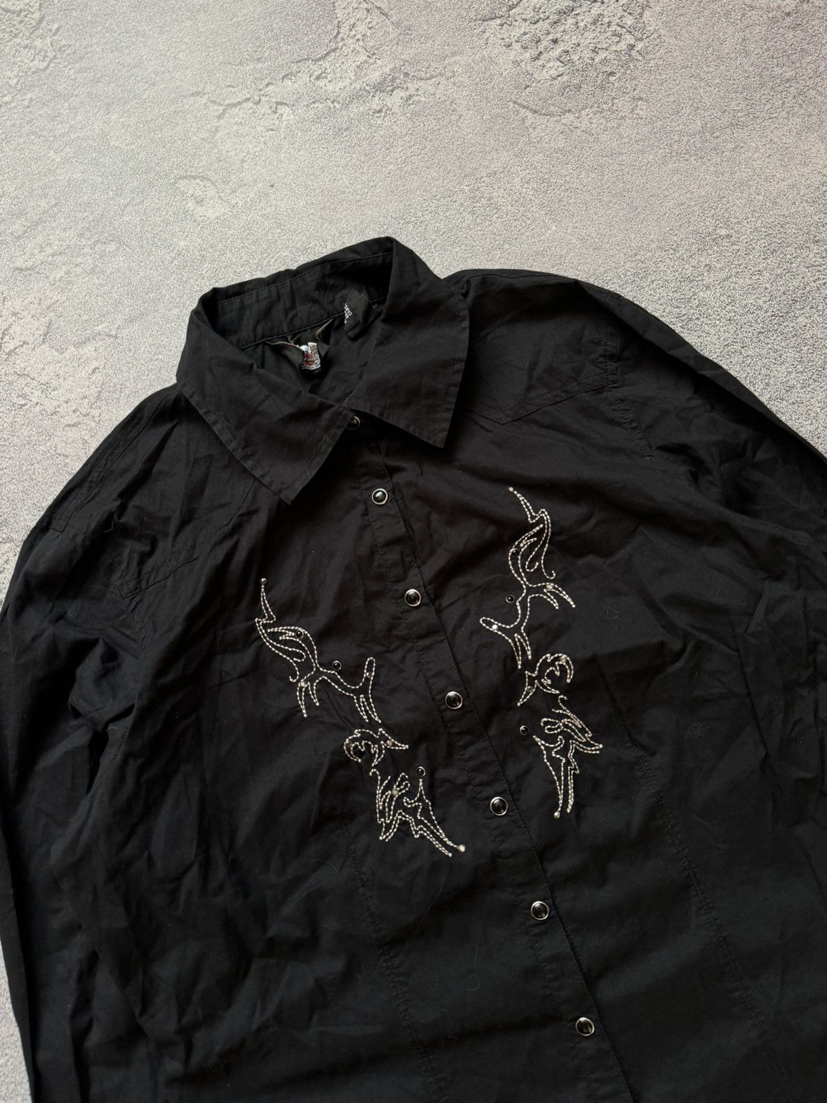 Harley Davidson × Vintage Harley Davidson S freedom big logo shirt button up blouse Size S / US 4 / IT 40 - 11 Thumbnail