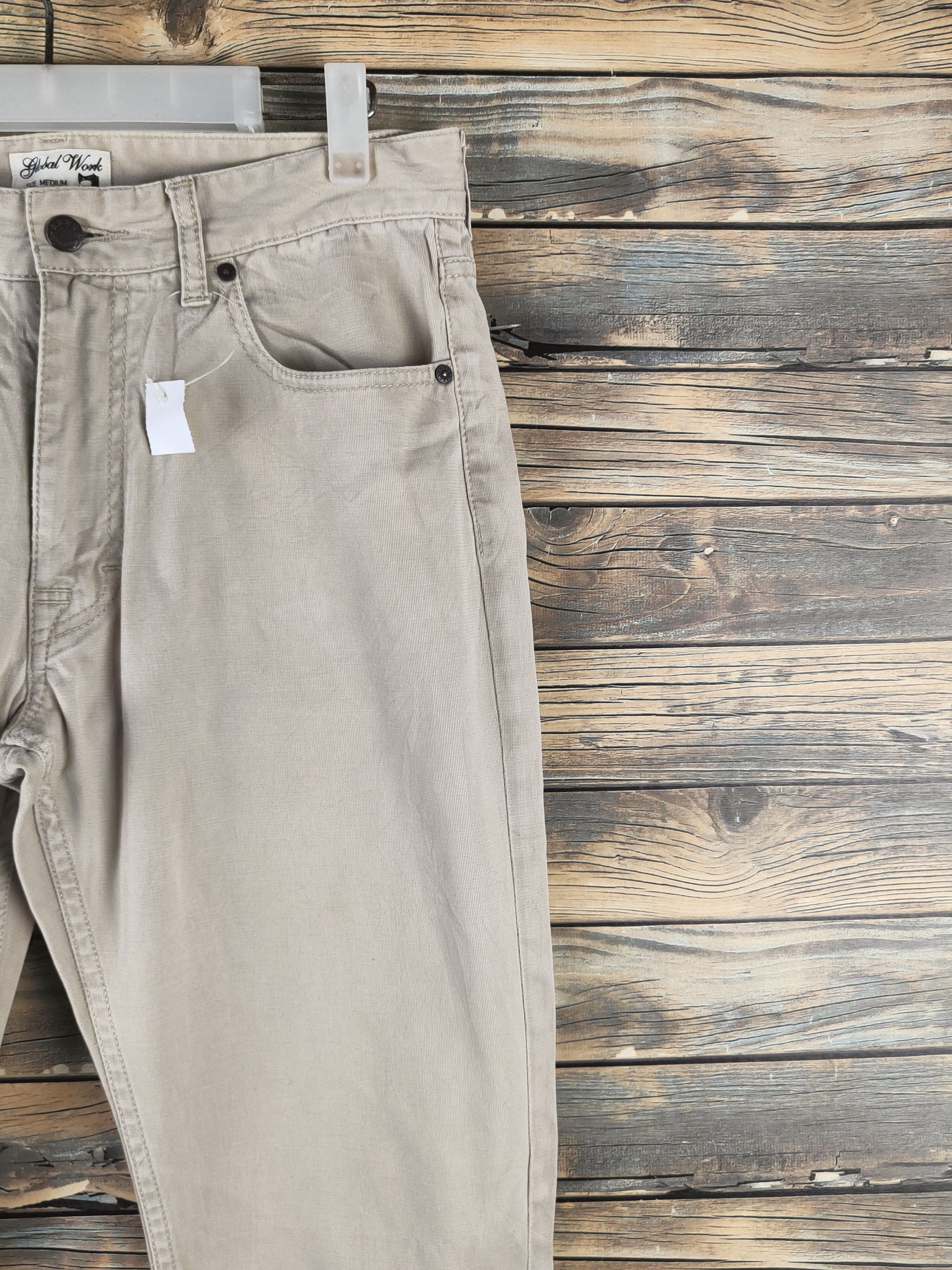 Global Work DL Global Work Ivory Multipocket Casual Pants #46-334 Size US 31 - 5 Thumbnail