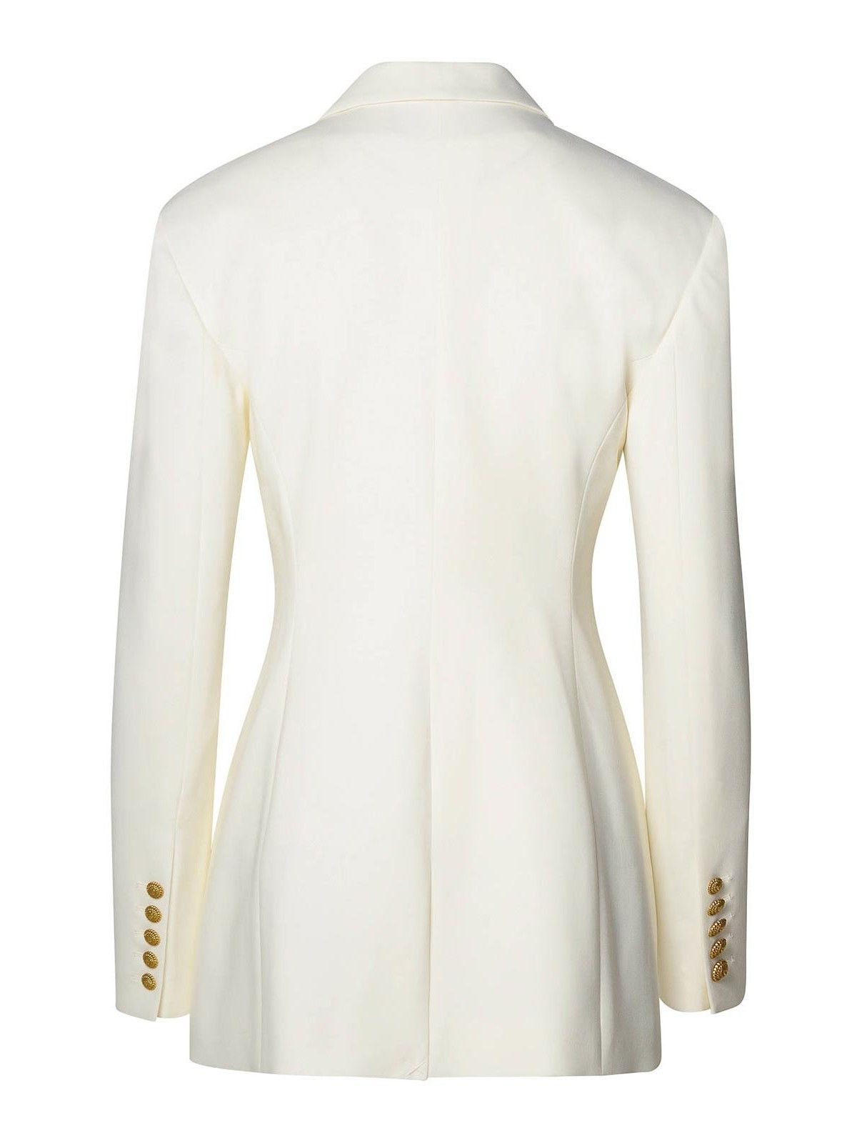 Balmain o1y0525 Blazer in White Size L / US 10 / IT 46 - 3 Thumbnail