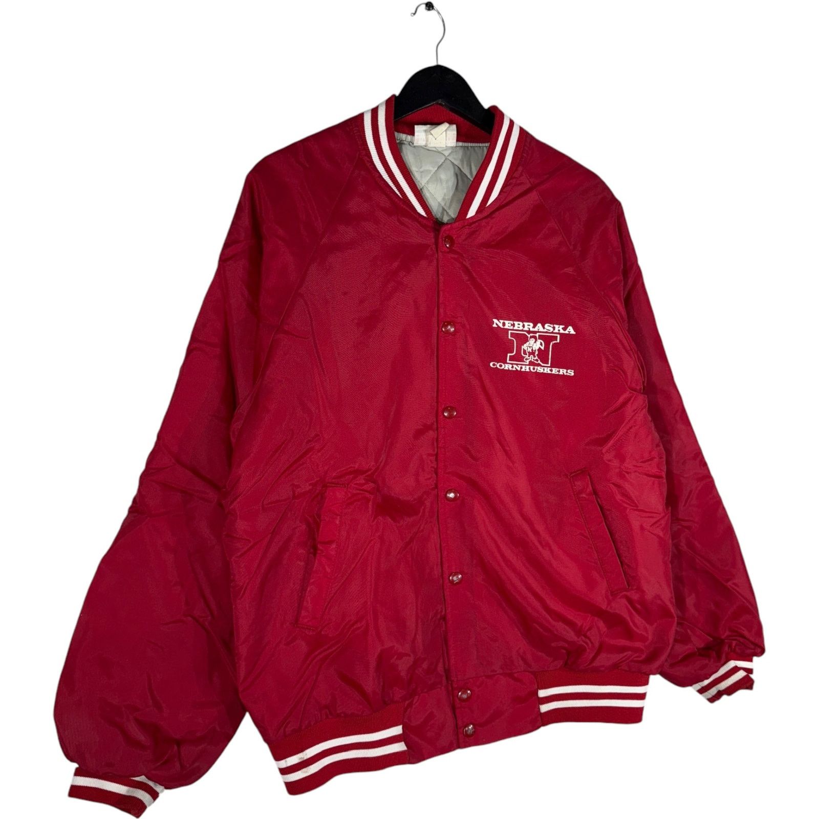 Vintage Vintage Nebraska Cornhuskers Varsity Jacket Size US XL / EU 56 / 4 - 4 Thumbnail