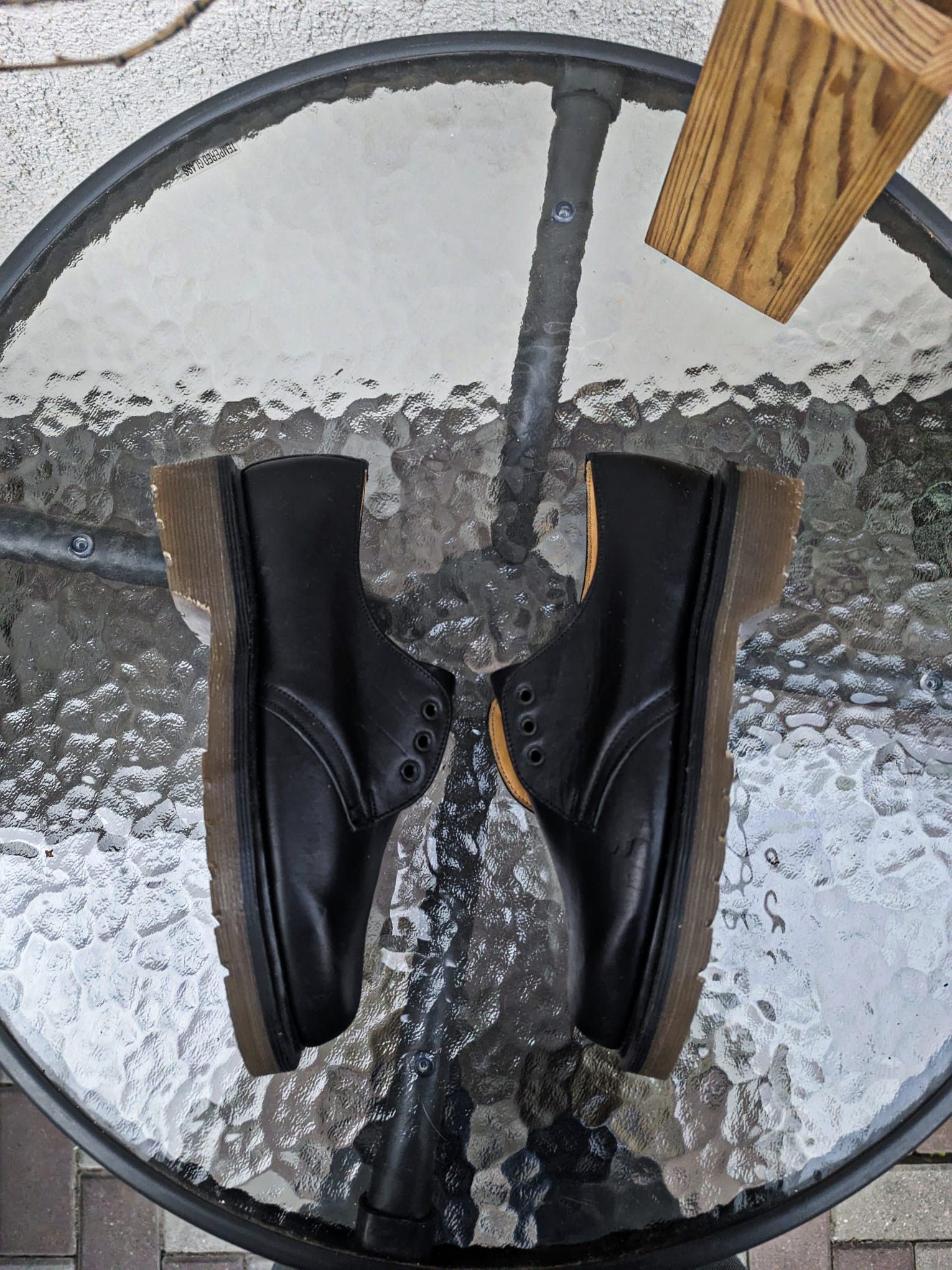 Dr. Martens × Vintage dr martens black leather shoes made in england vintage Size US 5.5 / IT 35.5 - 4 Thumbnail
