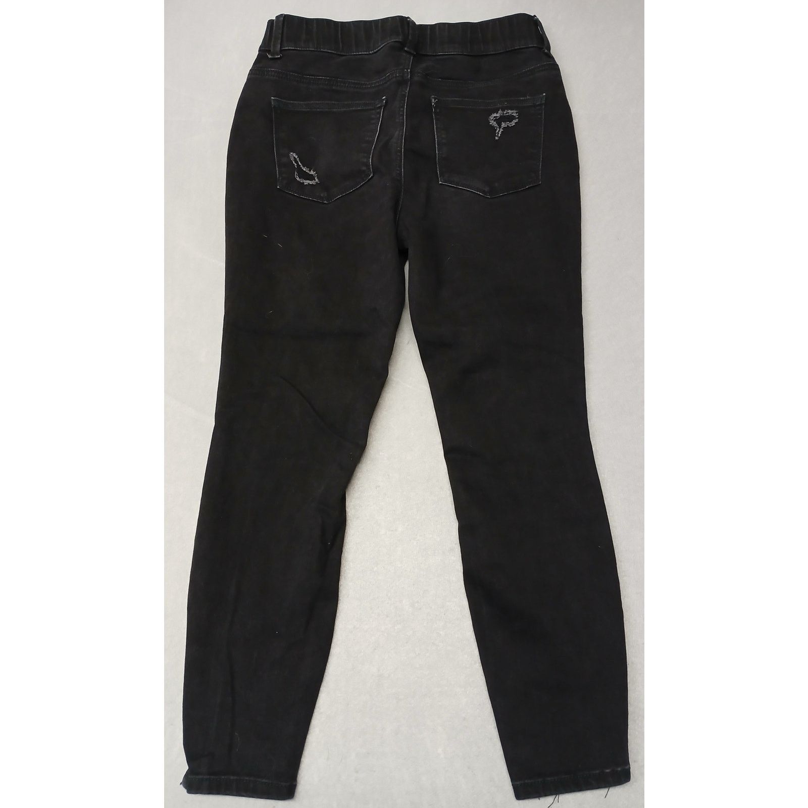 Other Maurices (Medium) Black Short Super High Rise Rugged Jeans Size 30" / US 8 / IT 44 - 7 Thumbnail