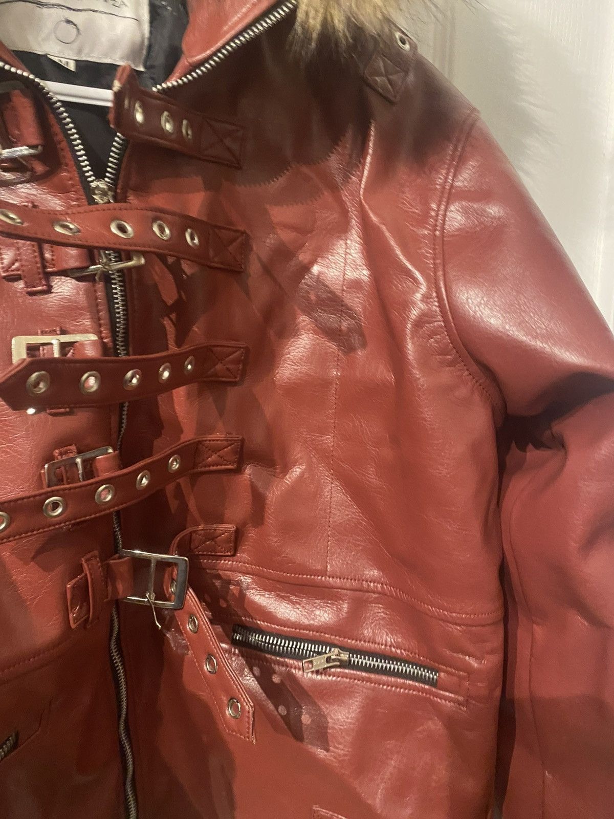 If Six Was Nine × Le Grande Bleu (L.G.B.) Fur leather jacket Size US M / EU 48-50 / 2 - 8 Thumbnail
