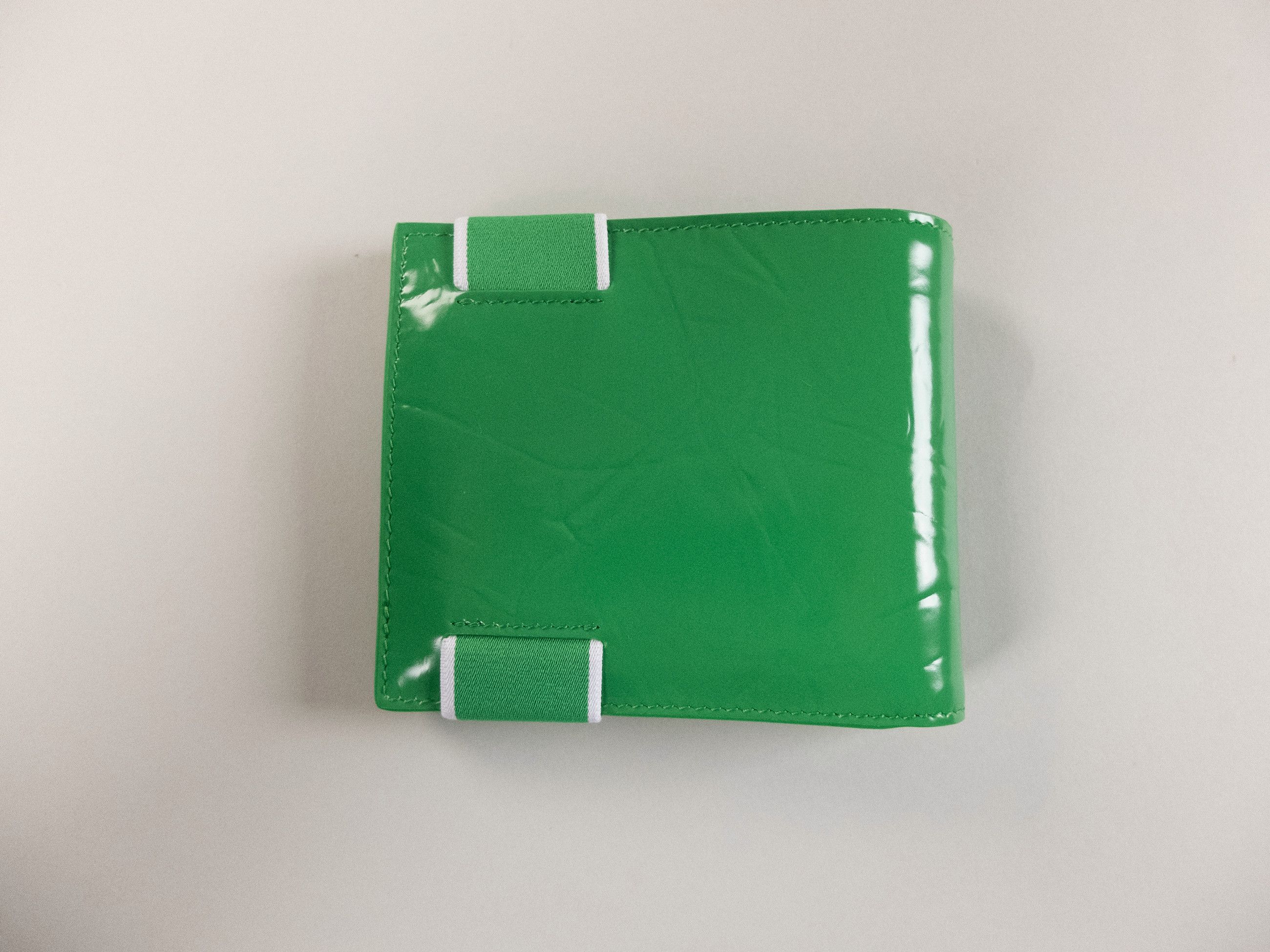 Bottega Veneta BOTTEGA VENETA green white glossy leather strap wallet Size ONE SIZE - 4 Thumbnail