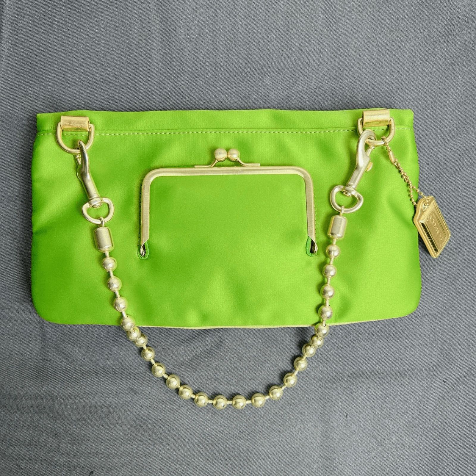 Coach COACH Vintage Amanda Satin Flap Clutch Shoulder Bag Size ONE SIZE - 3 Thumbnail