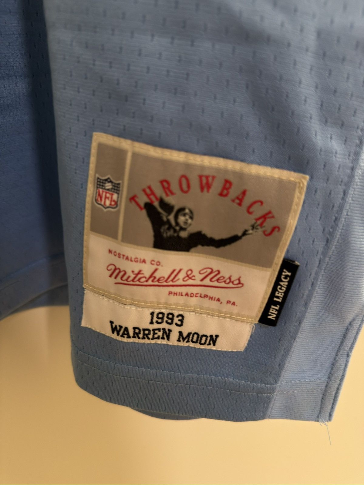 Mitchell & Ness Vintage Houston Oilers (Tennessee Titans) Warren Moon Jersey Size US XL / EU 56 / 4 - 4 Thumbnail
