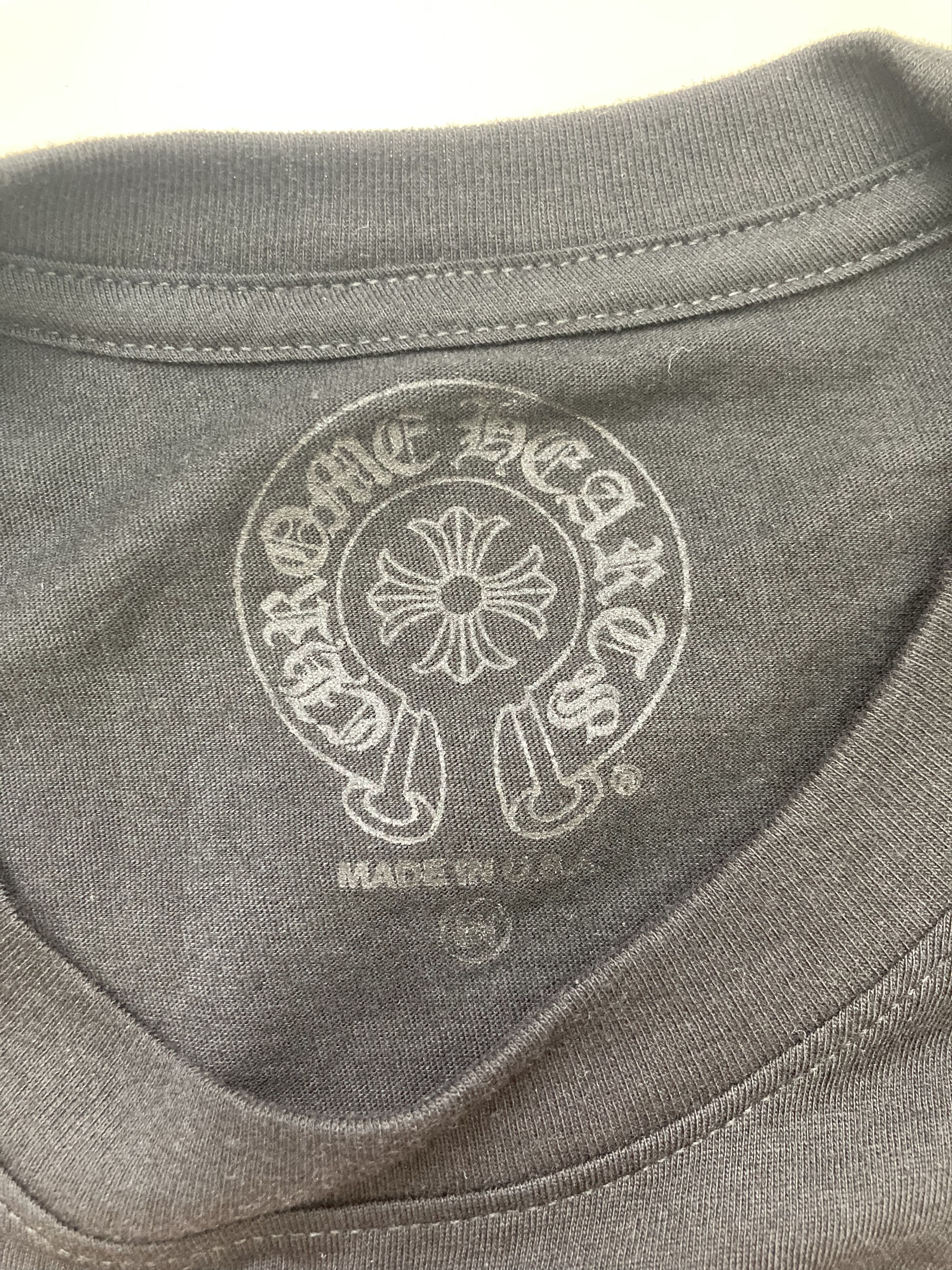Chrome Hearts Chrome Hearts Foti Black Long Sleeve Tee Size US S / EU 44-46 / 1 - 6 Thumbnail