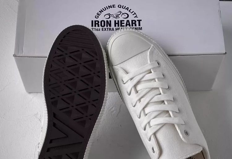 Iron Heart Iron heart Heavy white denim vulcanized shoes Size US 8 / EU 41 - 5 Thumbnail