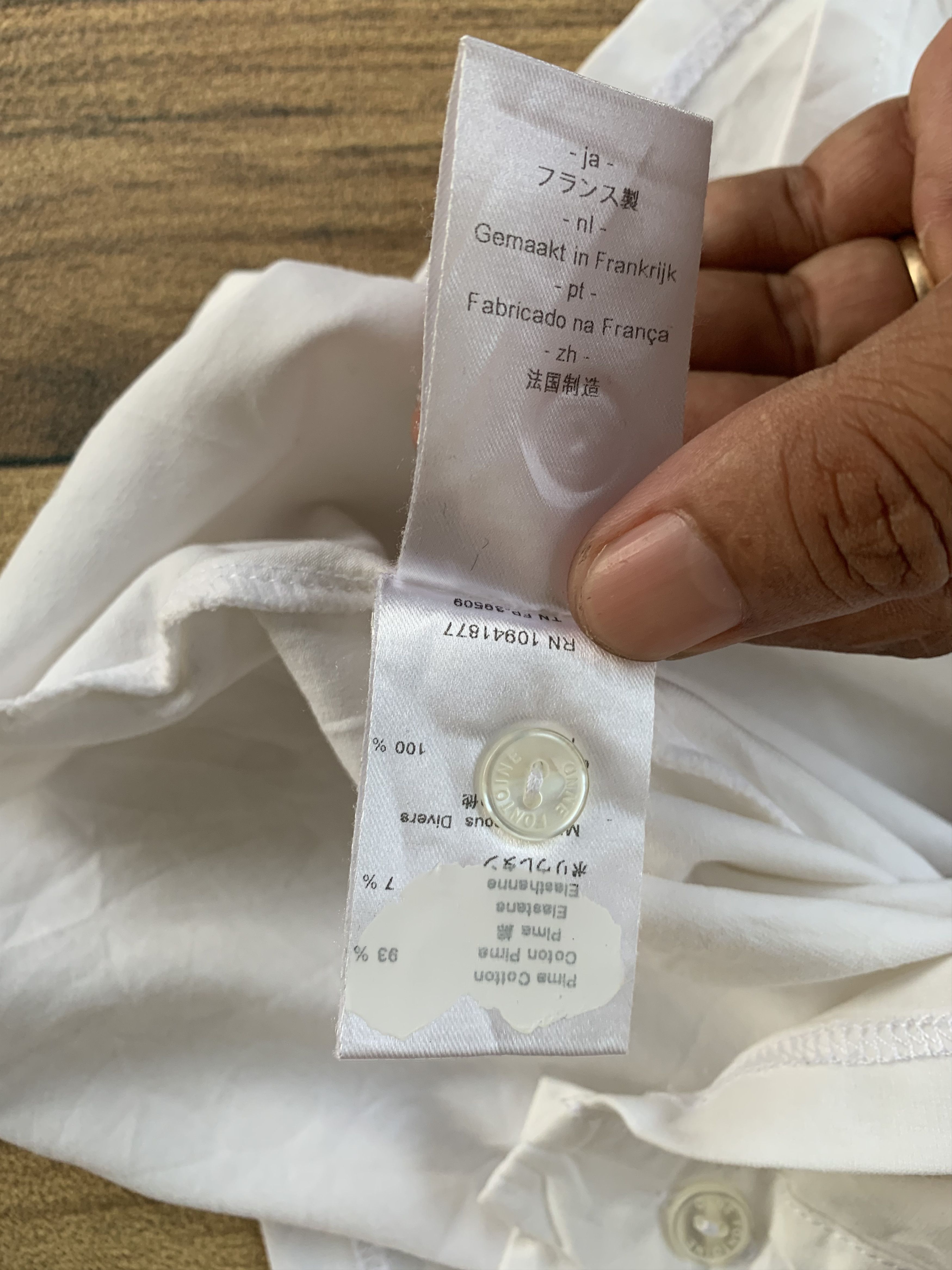 ANNE FONTAINE Anne fontaine white long sleeve button Size M / US 6-8 / IT 42-44 - 7 Thumbnail
