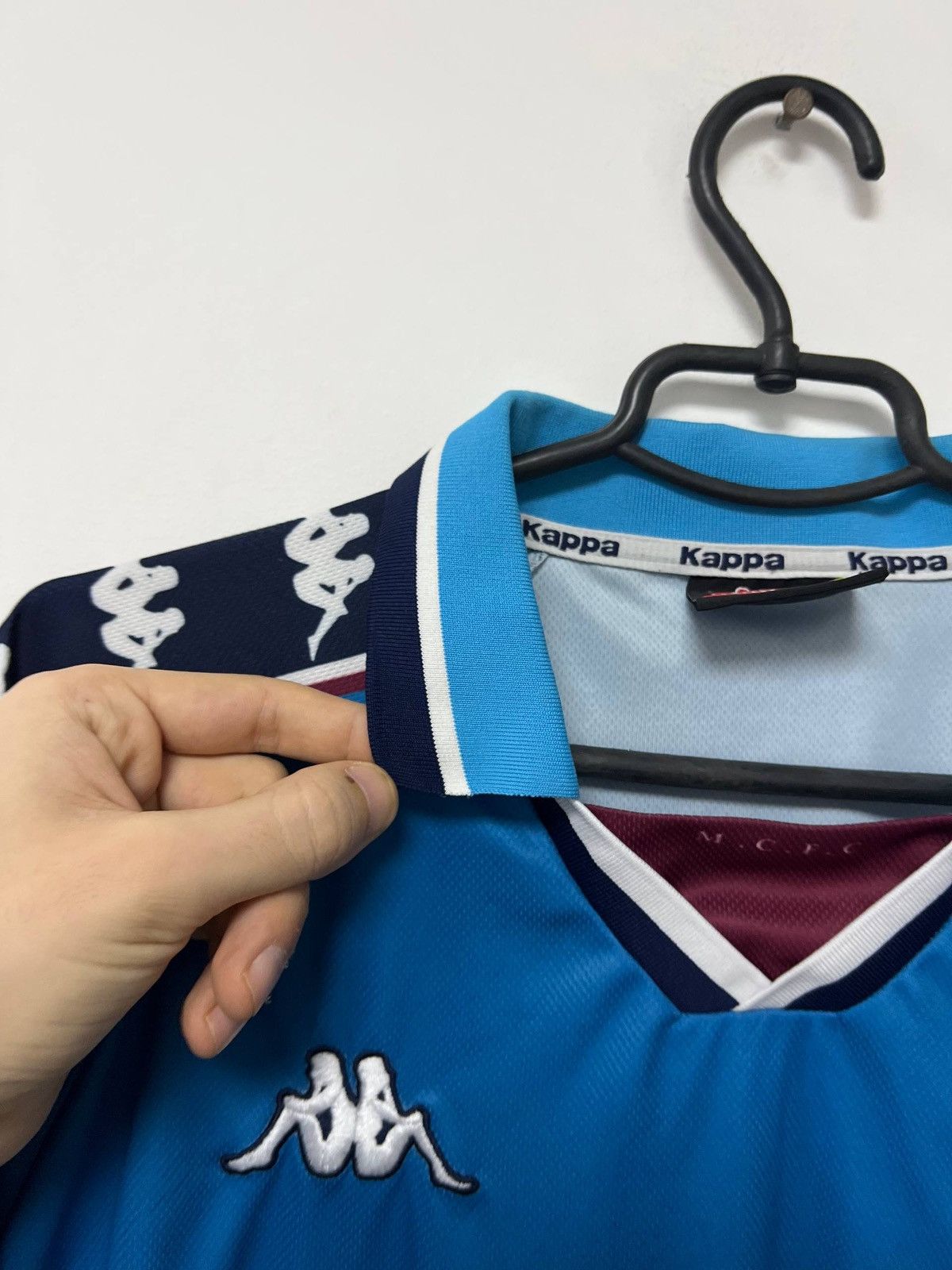Kappa Vintage Manchester City 1997 1998 1999 Football Shirt L Size US L / EU 52-54 / 3 - 13 Thumbnail