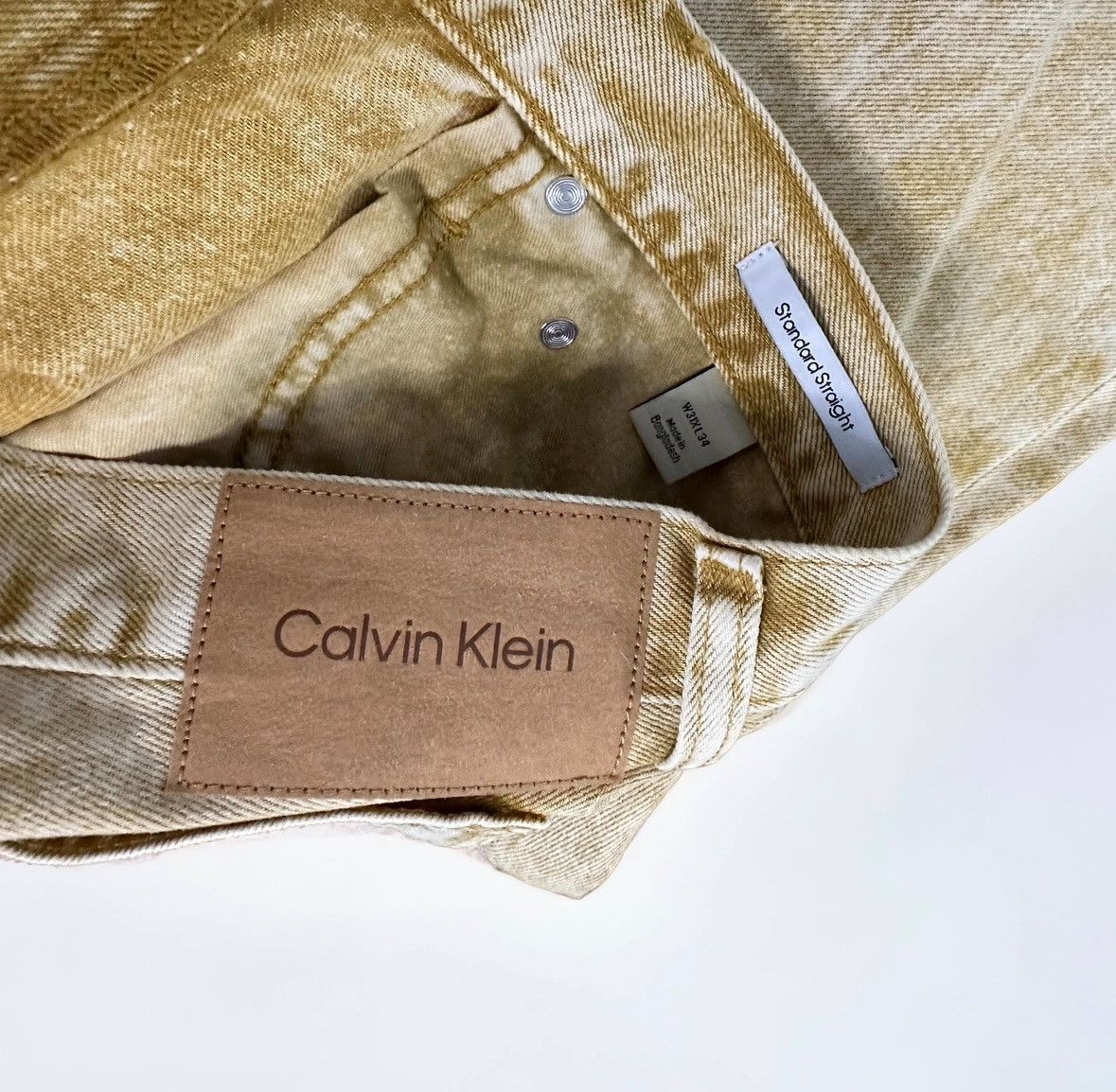 Calvin Klein Yellow Calvin Klein Jeans Size US 31 - 4 Thumbnail
