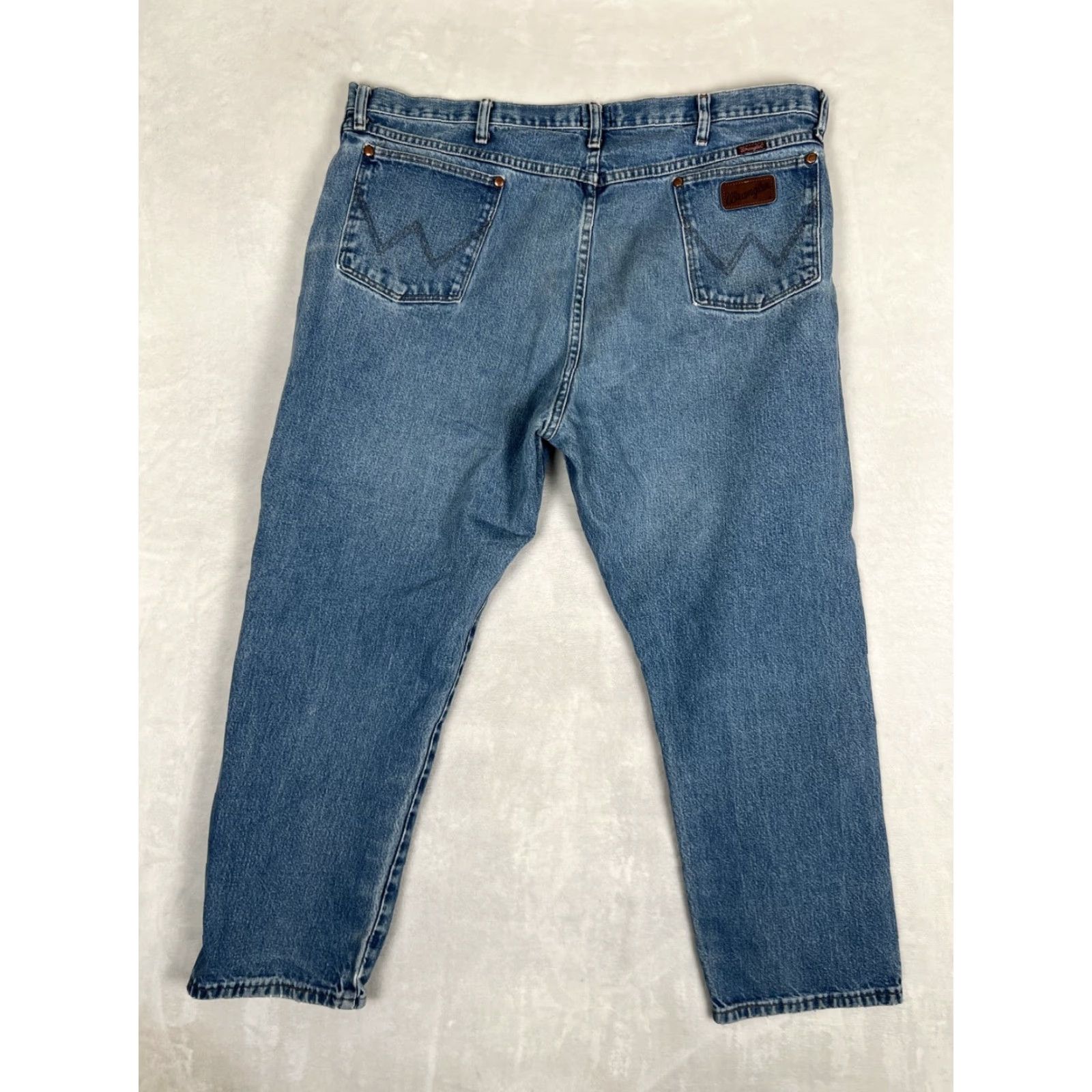 Wrangler VINTAGE Wrangler 31MWZ Relaxed Fit Cowboy Cut Jeans 42x30 Denim Blue Mens Regular 5-Pocket Size US 42 / EU 58 - 7 Thumbnail