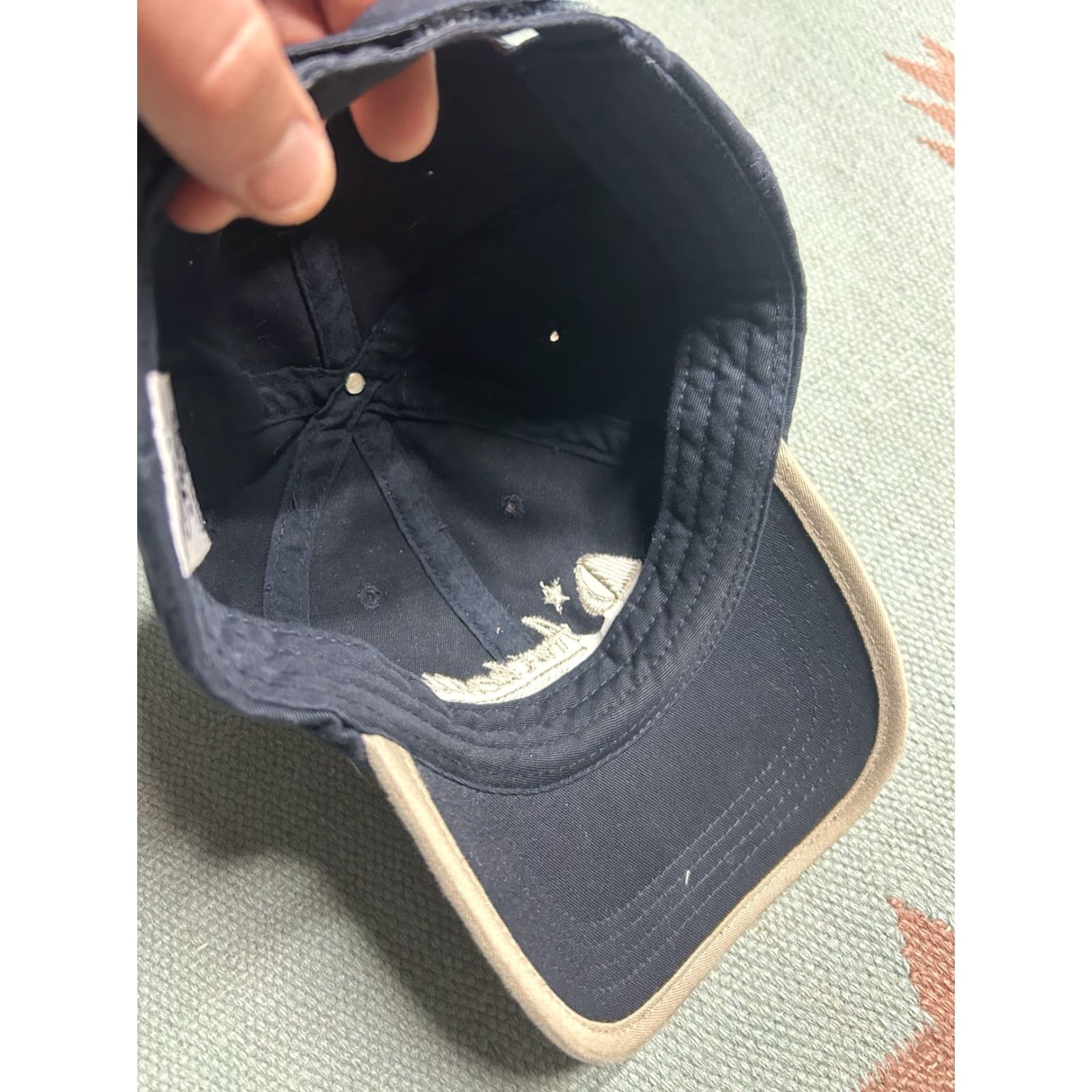 Vintage VINTAGE Unbranded Baseball Cap Hat Men Adjustable Blue Mackinac Island Michigan Boat Embroidered Cap Size ONE SIZE - 6 Thumbnail