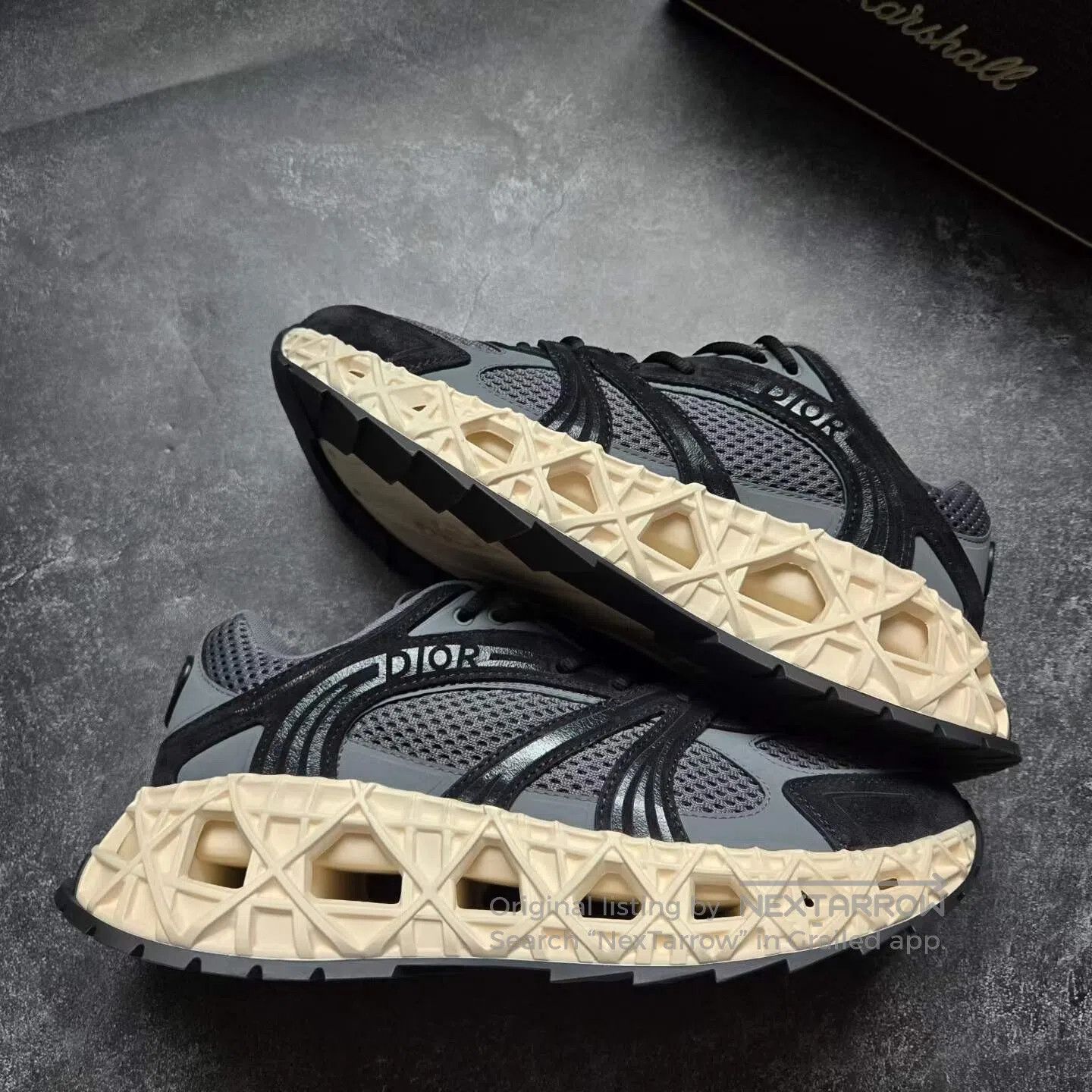 Dior Dior B35 Black Grey White Sneakers| Size US 10 / EU 43 - 8 Thumbnail
