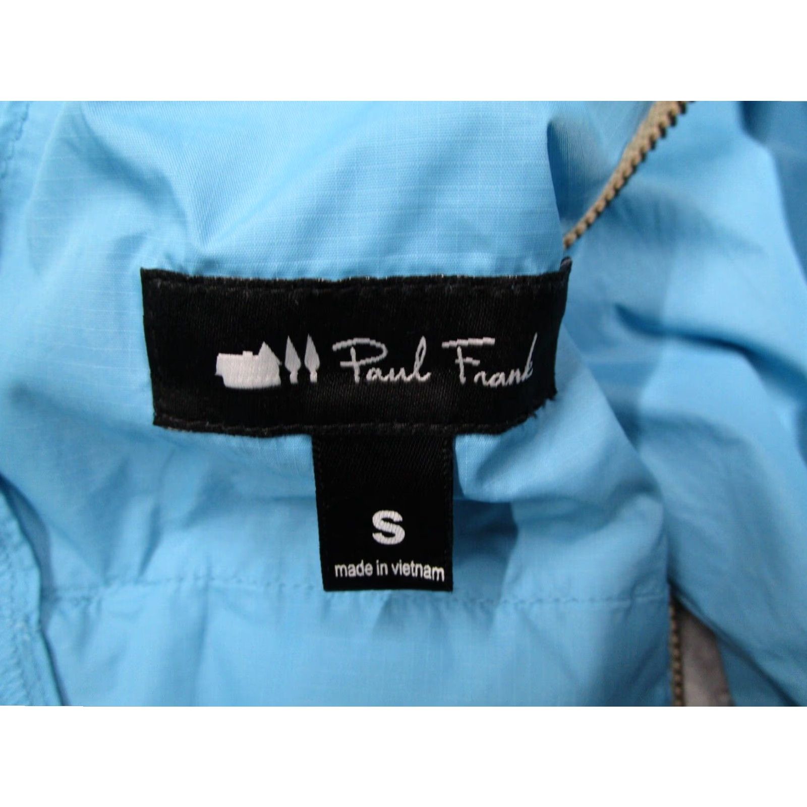 Thrasher Paul Frank Mens Small Blue Full Zip Windbreaker Jacket Size US S / EU 44-46 / 1 - 2 Thumbnail