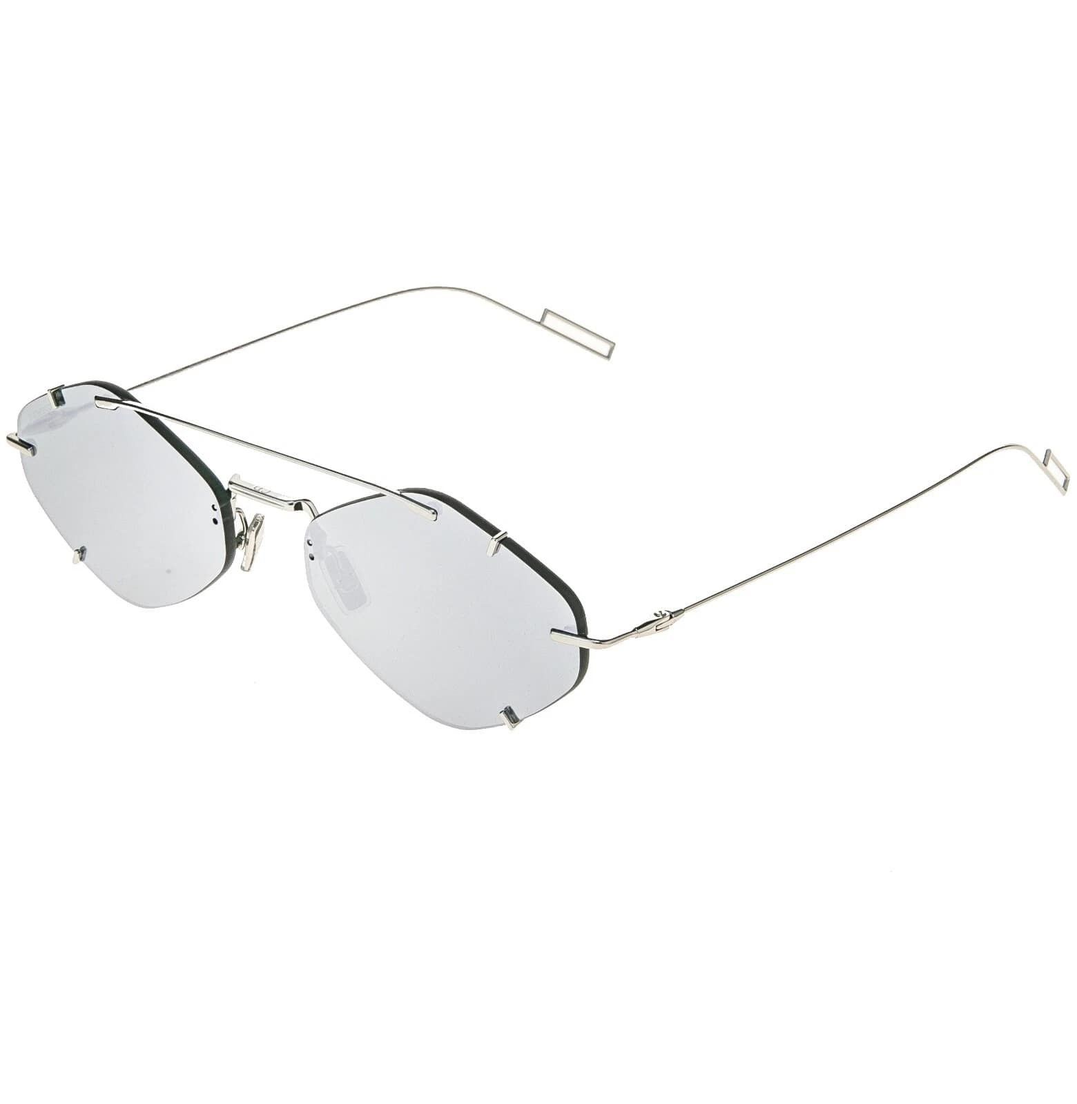 Christian Dior Monsieur CHRISTIAN DIOR INCLUSION Silver Mirrored Fashion Sunglasses Size ONE SIZE - 9 Thumbnail