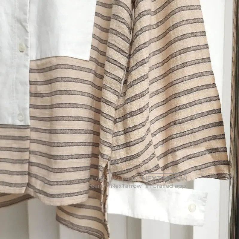 Loewe Loewe Striped Short Sleeve Shirt for Women . Size S / US 4 / IT 40 - 3 Thumbnail