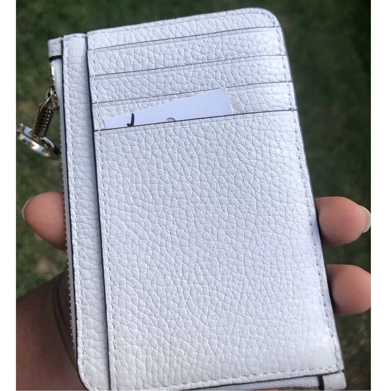 Kate Spade New Kate Spade Card Holder Keychain White Rainbow Size ONE SIZE - 2 Thumbnail