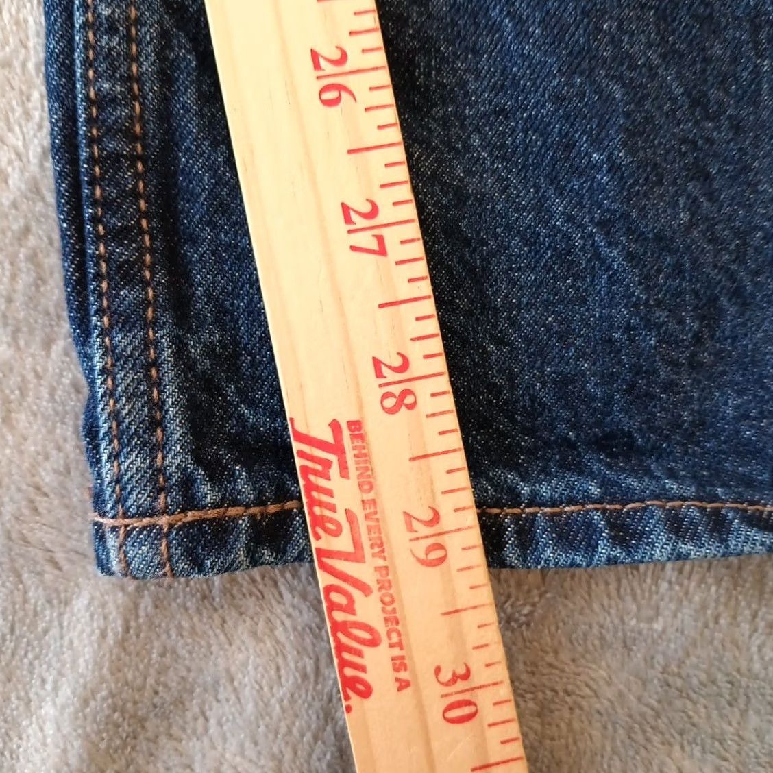 Old Navy Old Navy Jeans Womens 18 Dark Wash Wide-Leg High Rise 40x29 5-Pocket Denim Blue 90s Vintage? Size 40" / US 18 - 5 Thumbnail
