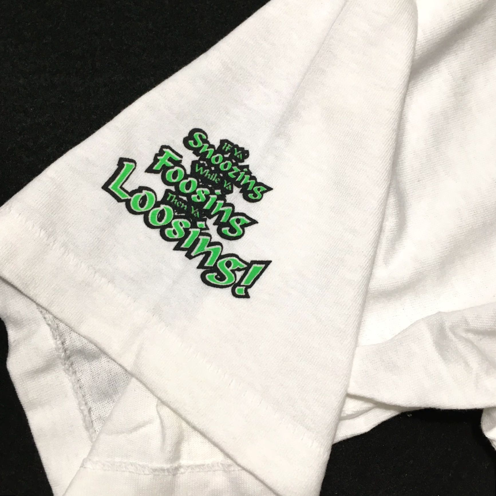 Vintage VINTAGE Allsport Shirt Men's XL White 1990s 90s USA Graphic Print Crew Neck Short Sleeve T-Shirt Size US L / EU 52-54 / 3 - 3 Thumbnail
