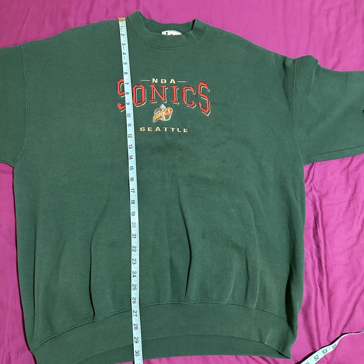 Lee Vintage Seattle Sonics Sweatshirt Crewneck XXL Supersonics Size US XXL / EU 58 / 5 - 6 Thumbnail