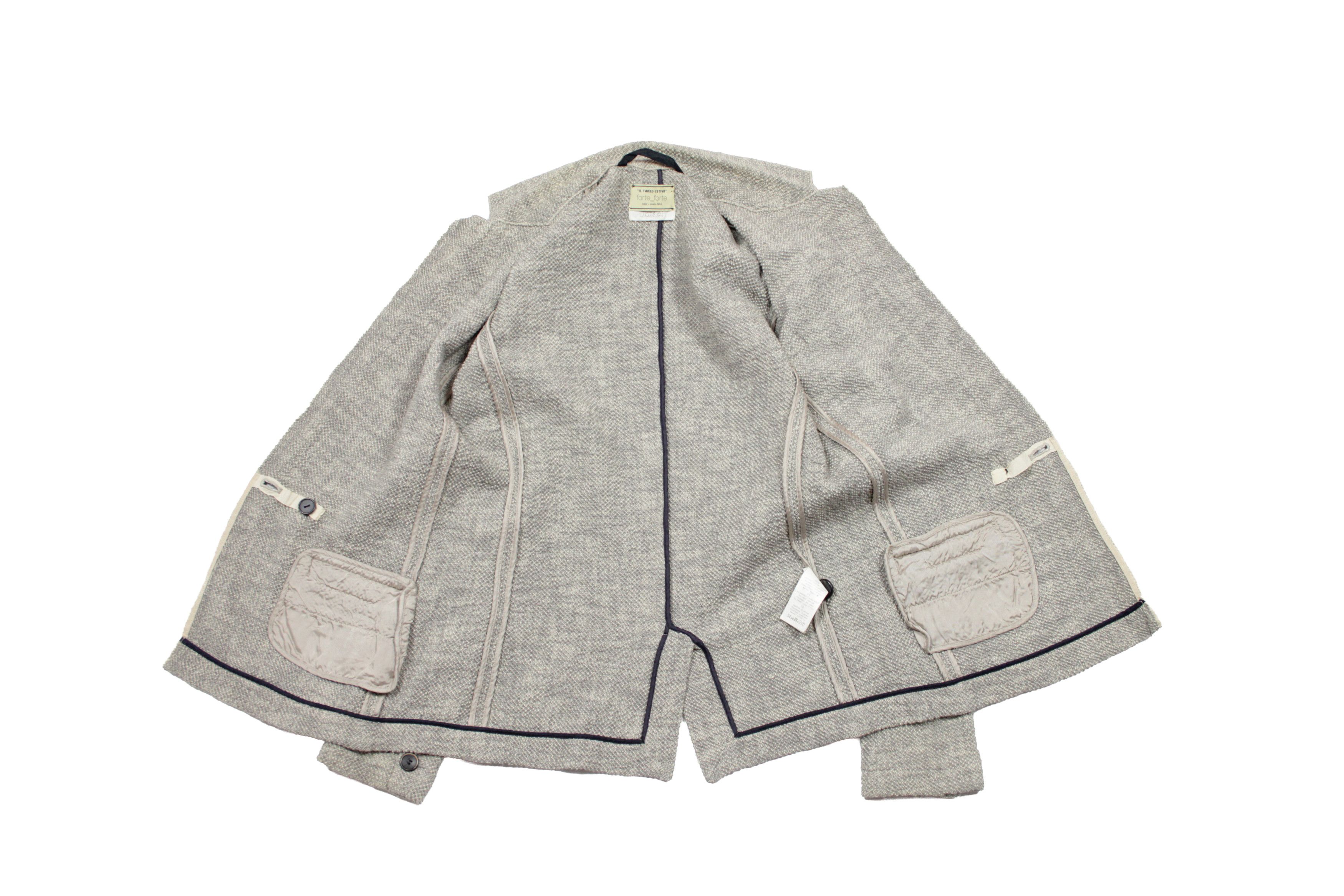 forte_forte "Il Tweed Estivo" Jacket Size M / US 6-8 / IT 42-44 - 10 Thumbnail