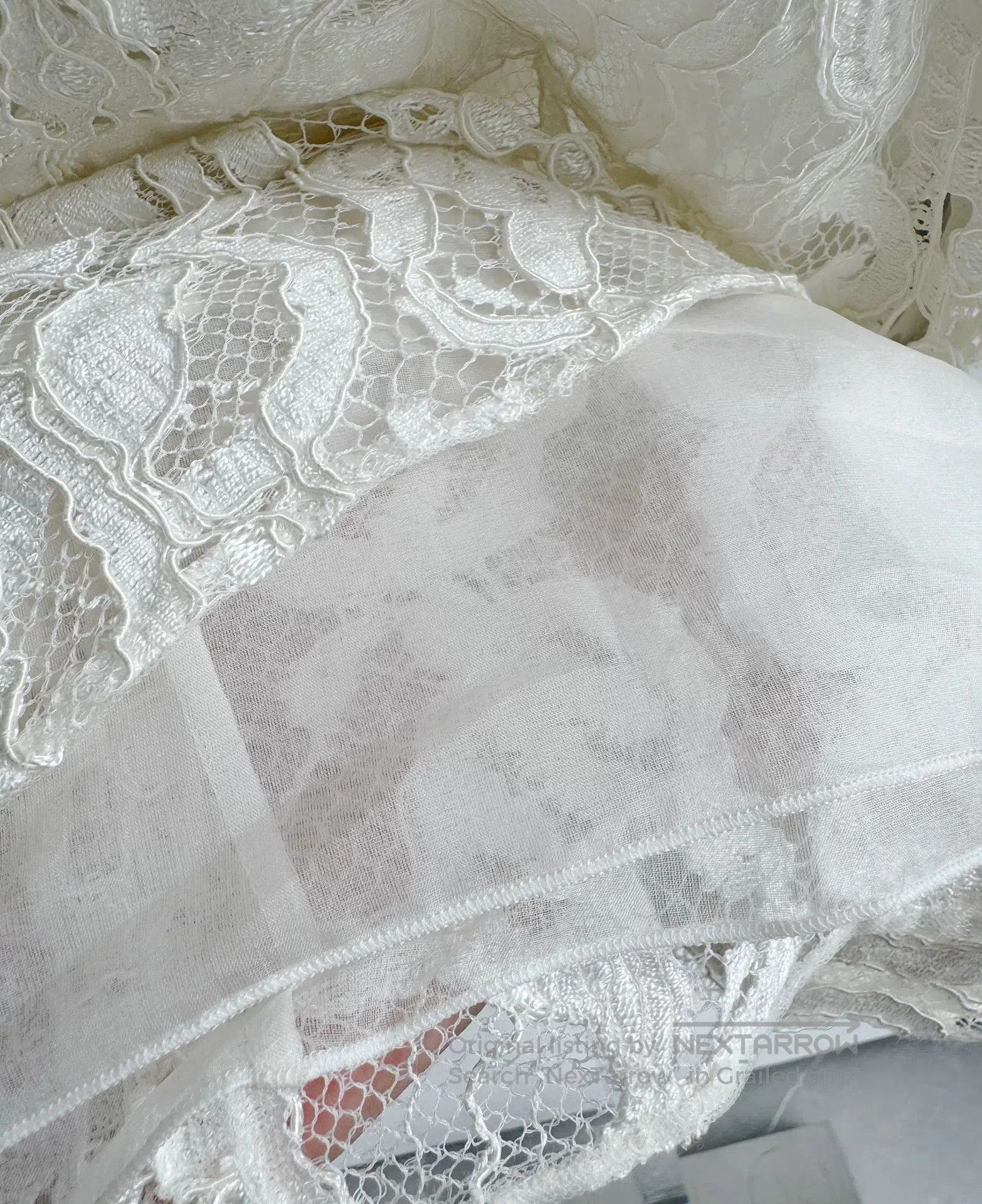 Dolce & Gabbana Dolce&Gabbana White Lace Top. Size XS / US 0-2 / IT 36-38 - 5 Thumbnail