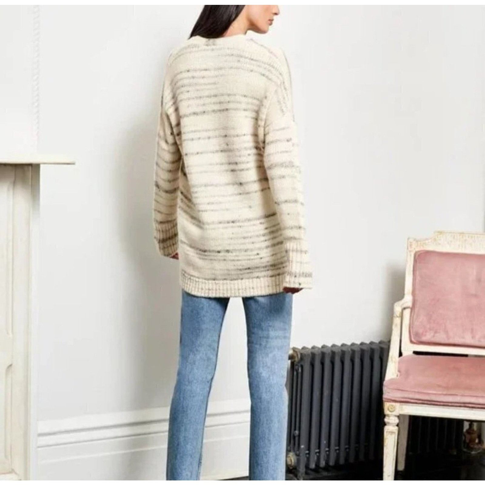 La Ligne La Ligne Long Sleeves Button Down Striped Cardigan Sweater S Size S / US 4 / IT 40 - 3 Thumbnail